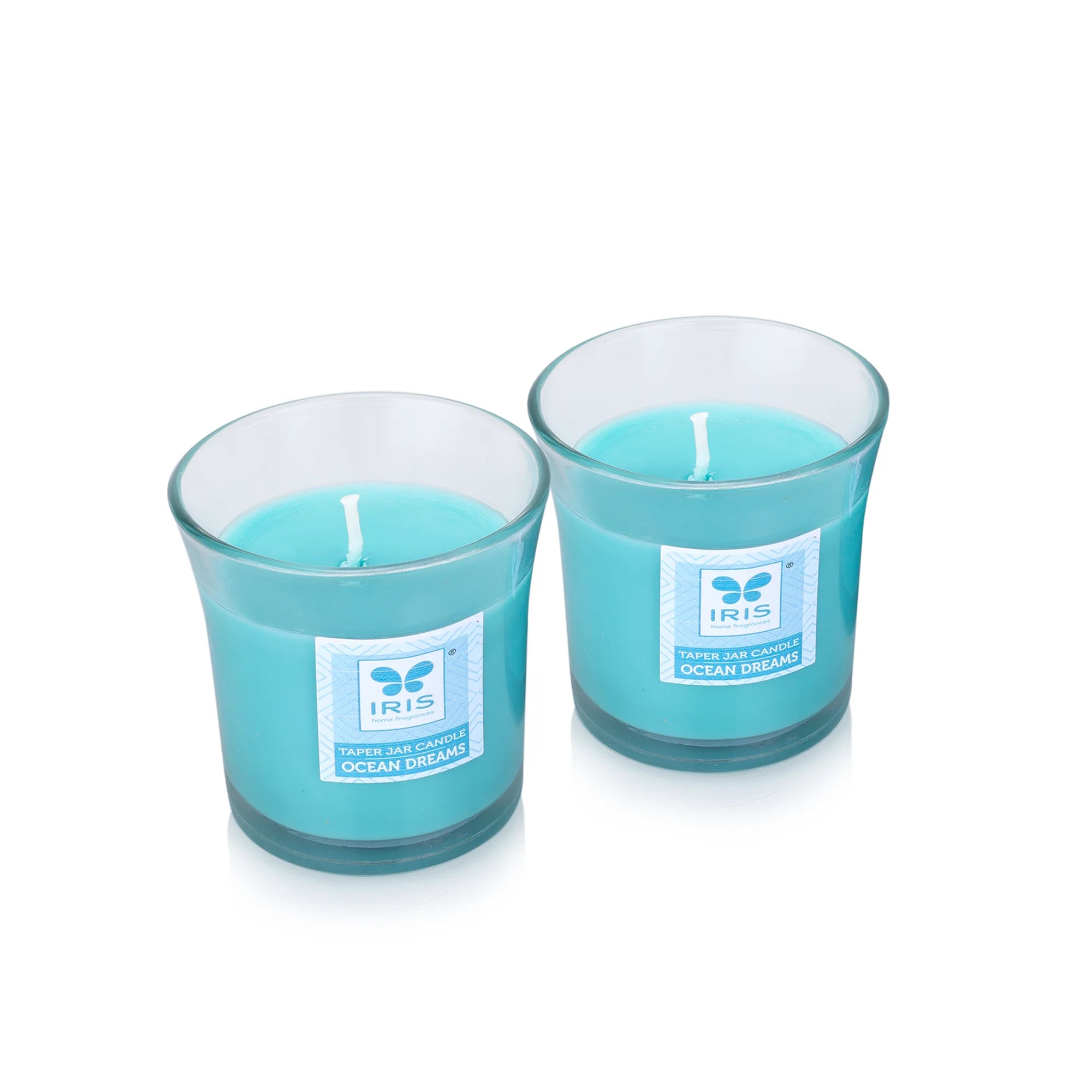 IRIS Ocean Dream Taper Jar Candle Pack of 2