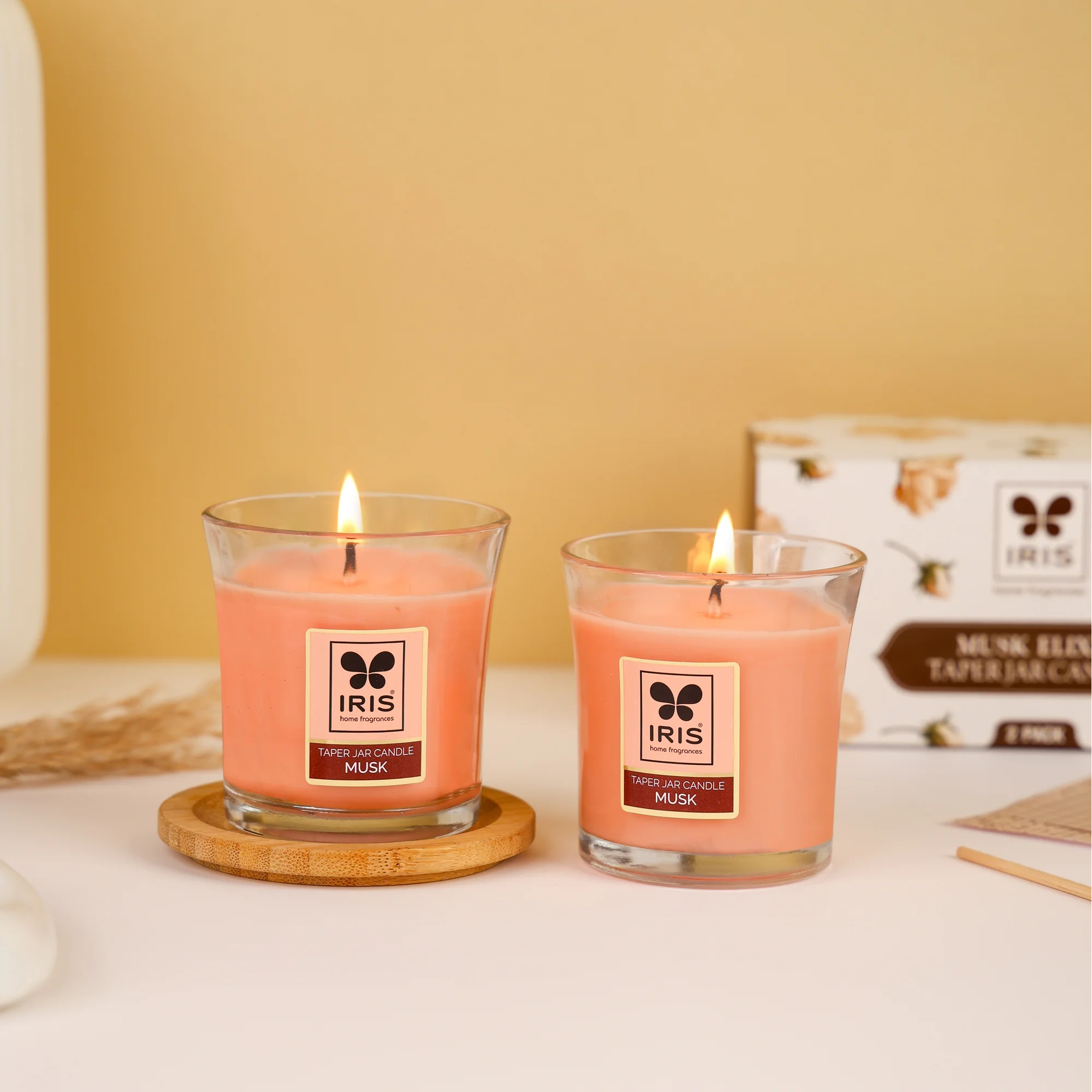 Taper Jar Candles β IRIS Home Fragrances