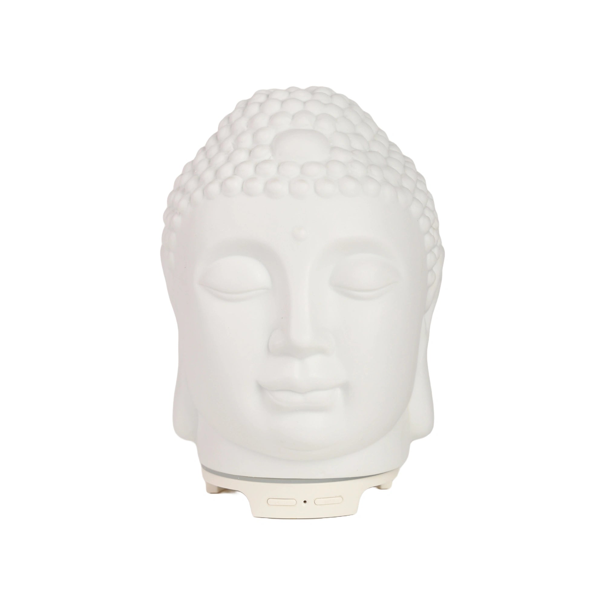 IRIS Celeste Buddha Ceramic Ultrasonic Aroma Diffuser White Background UD0011