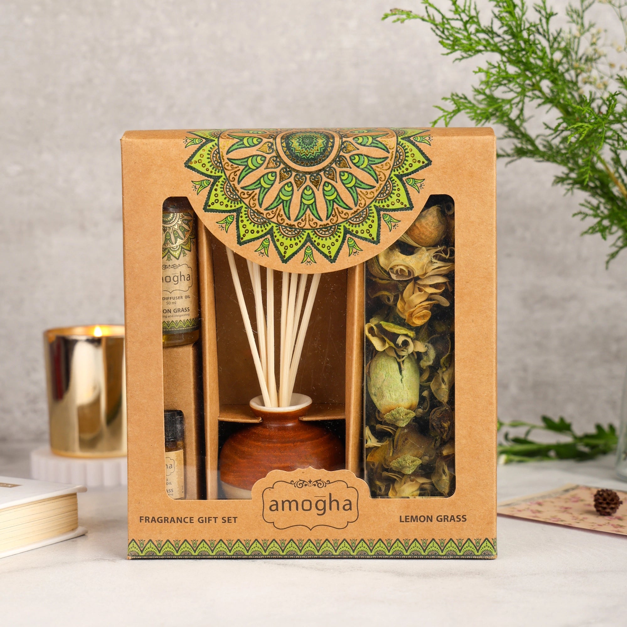 IRIS Amogha Lemongrass Fragrance Gift Set