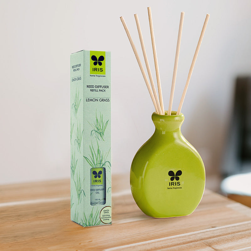 IRIS Lemongrass Reed Diffuser Refill Set 191