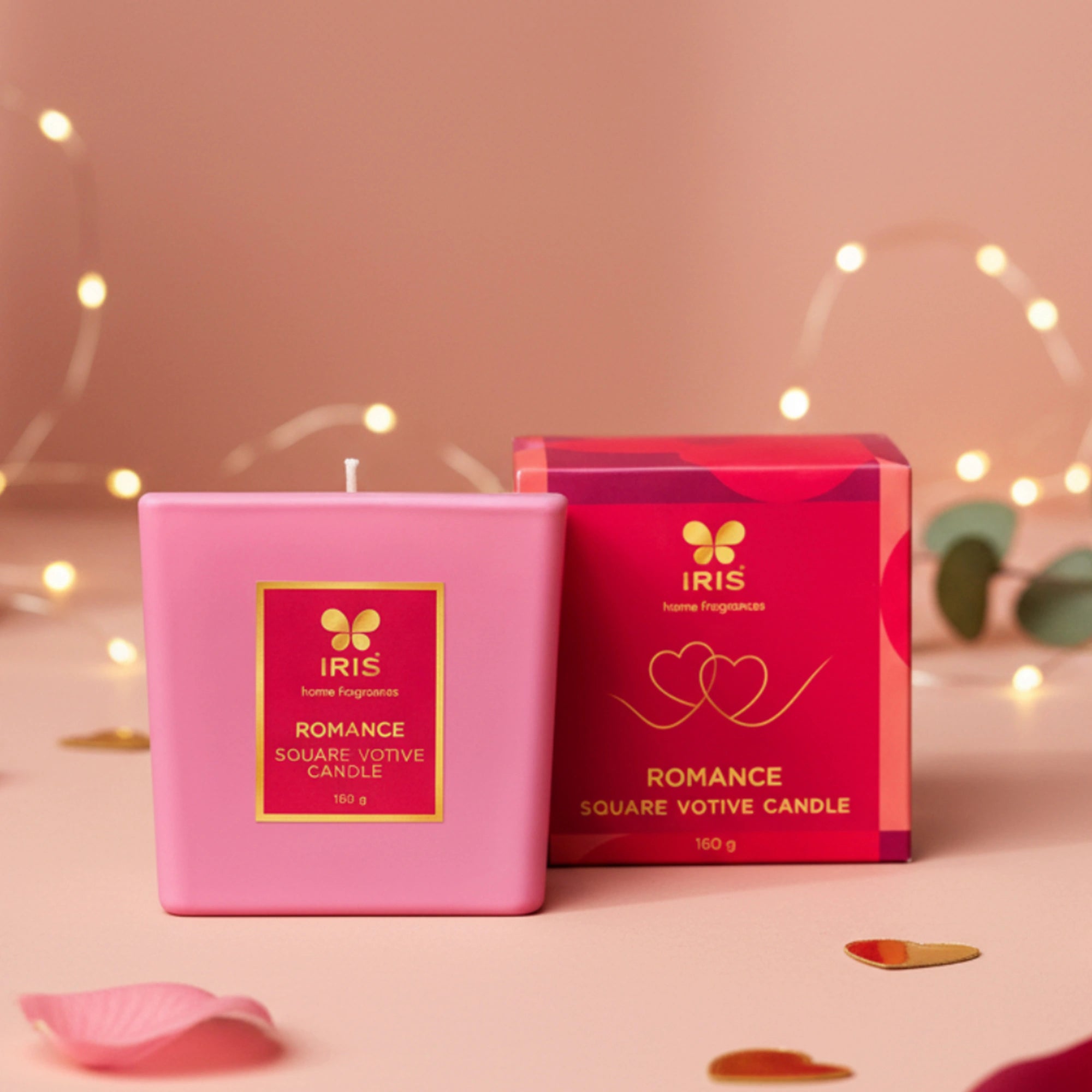 IRIS Blush of Romance Square Votive Candle (160 g)