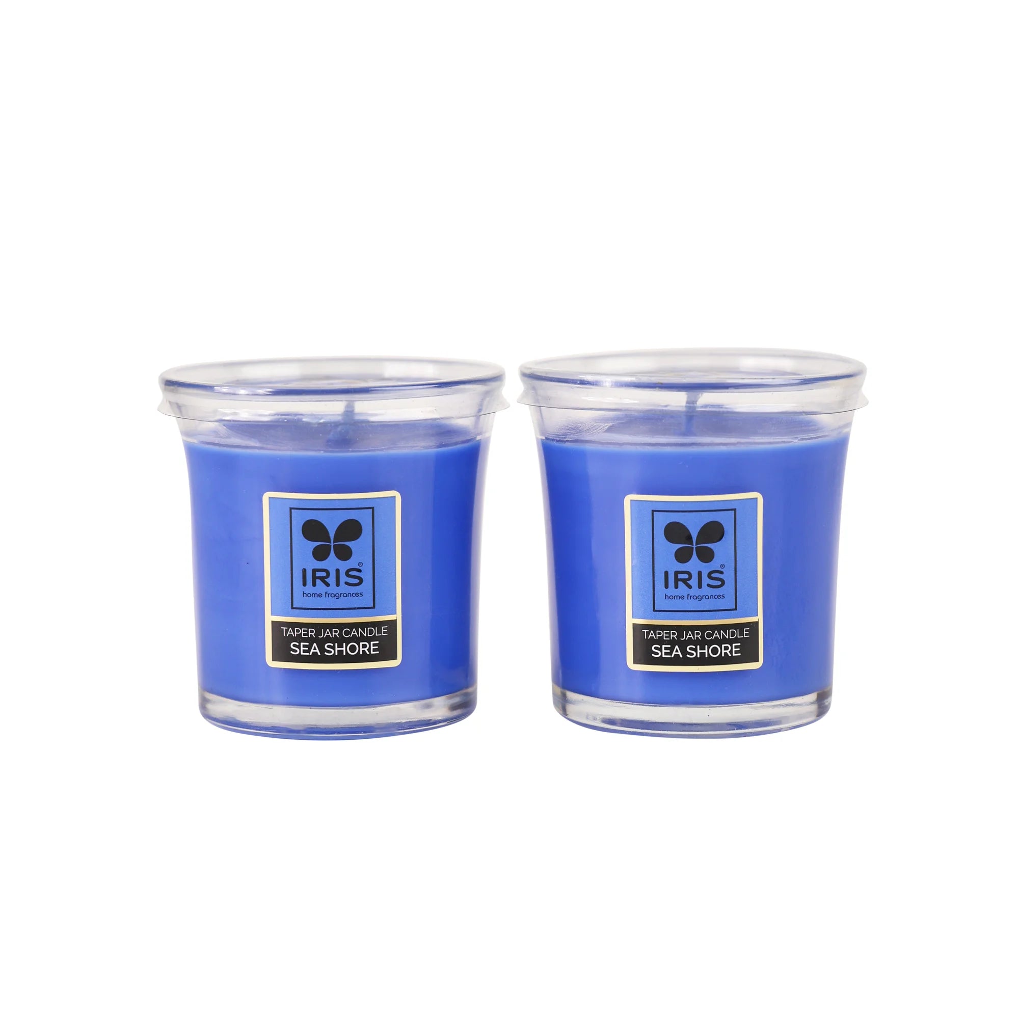 IRIS Sea Shore Taper Jar Candles Pack of 2