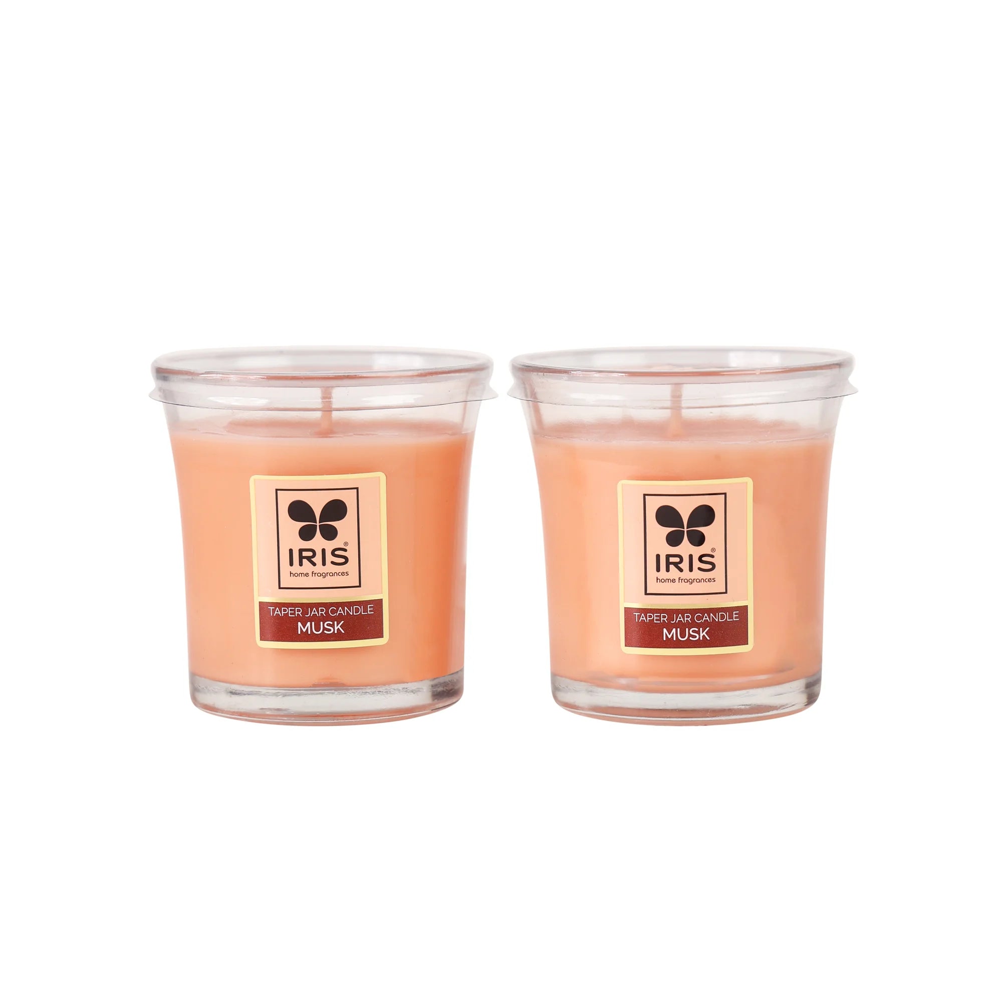 IRIS Musk Elixir Taper Jar Candle Pack of 2