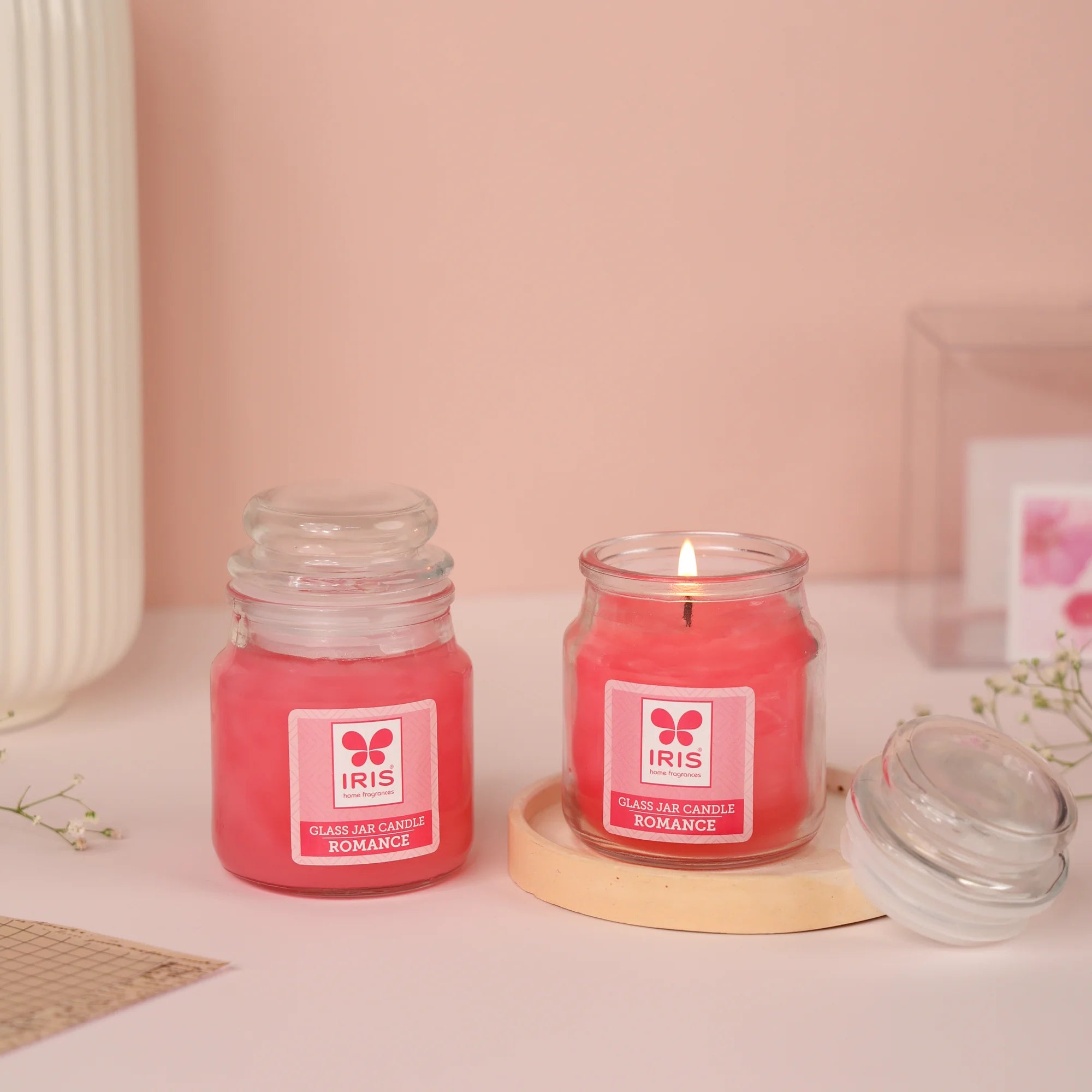 IRIS Romance Jar Candle - Pack of 2