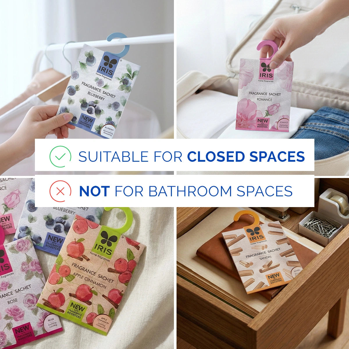 IRIS Fragrance Sachet Combo - 7 Aromatic Variants