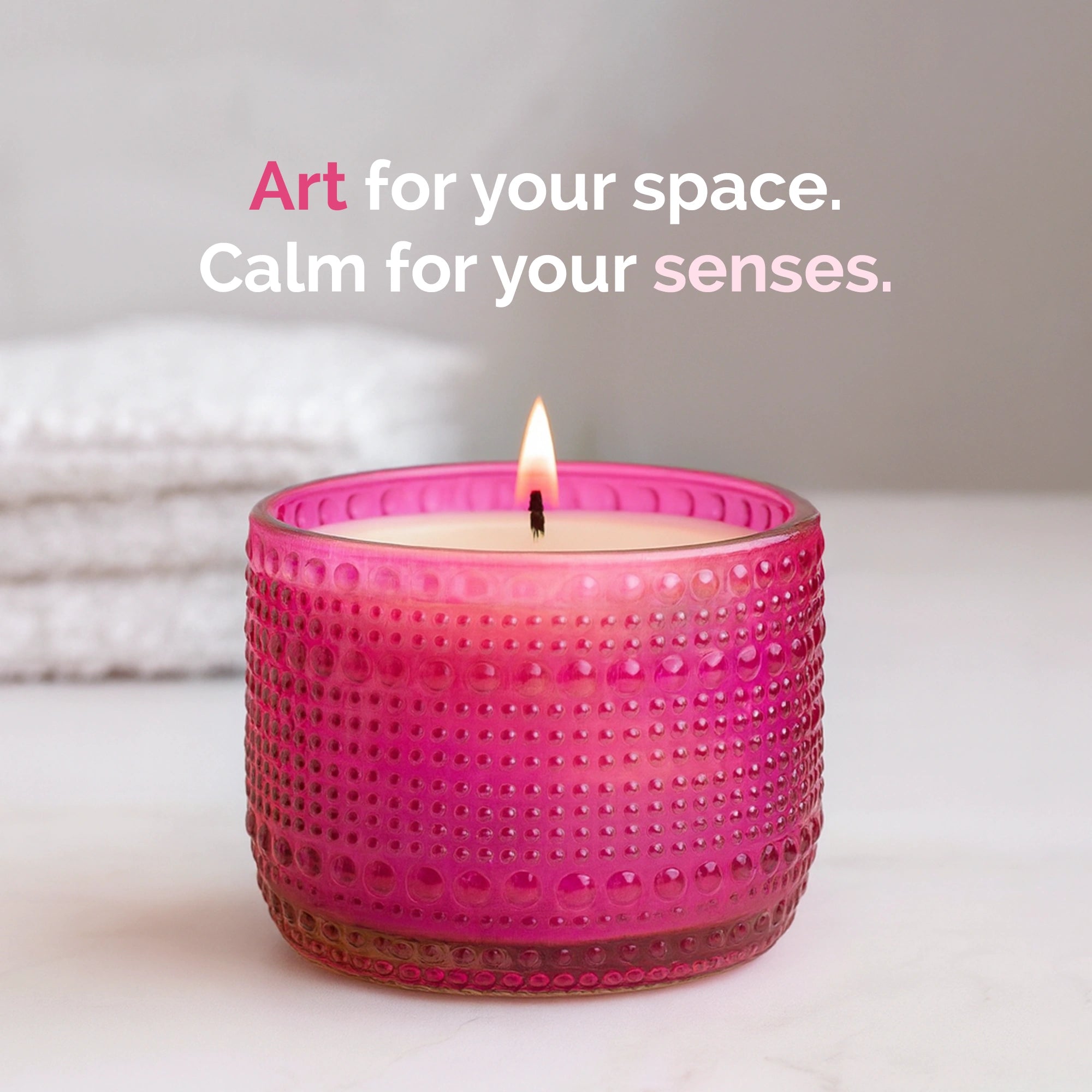 IRIS Celeste Trinket Glass Jar Candle Pink – Fleur