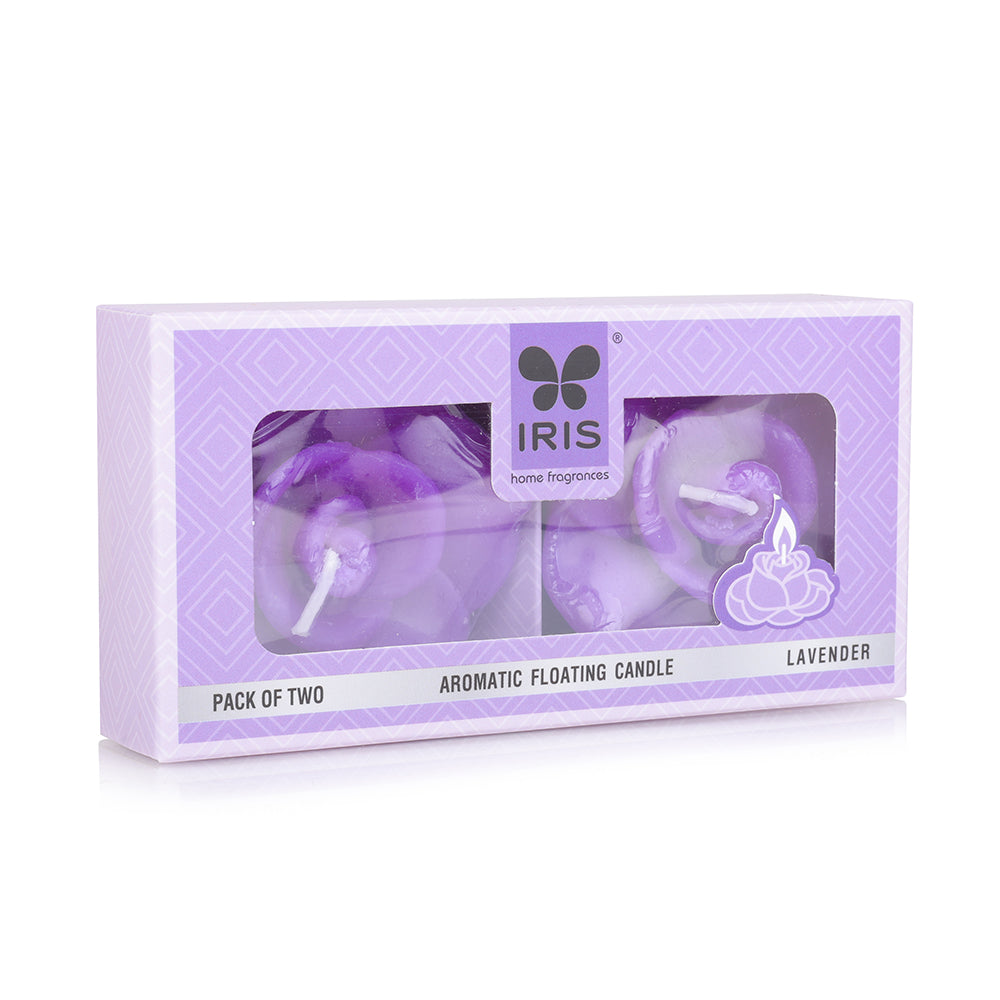 Embrace Serenity with IRIS Lavender Aromatic Floating Candles β IRIS ...