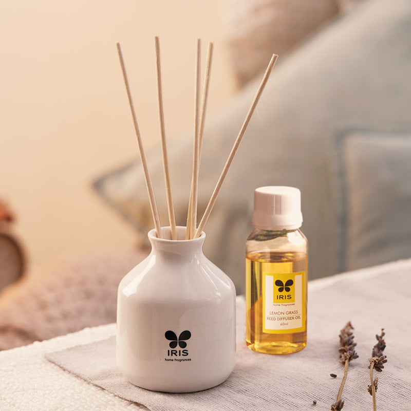 🎁 IRIS Lemon Grass Reed Diffuser Set 101 (100% off)