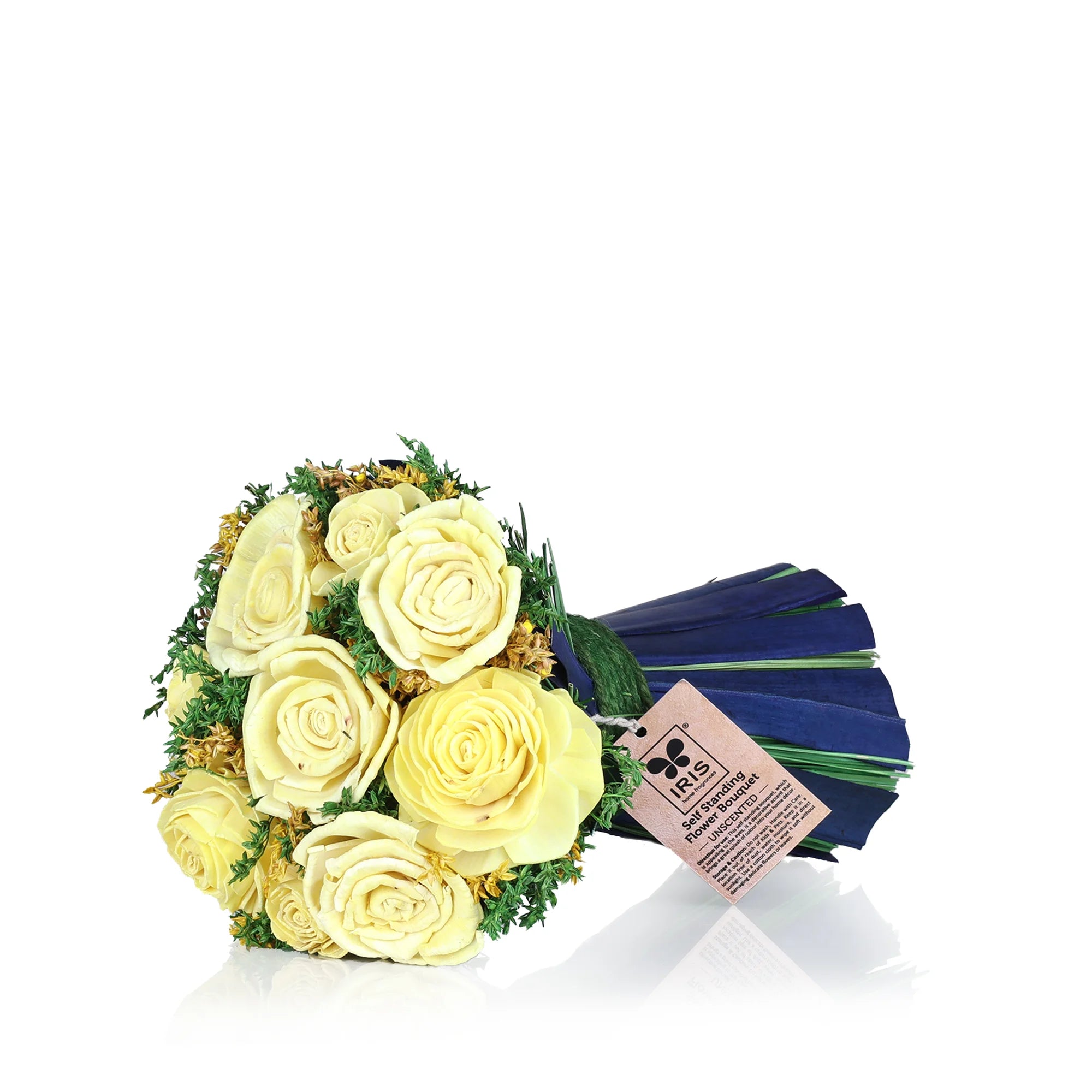 Self Standing Flower Bouquet- Yellow - Unscented