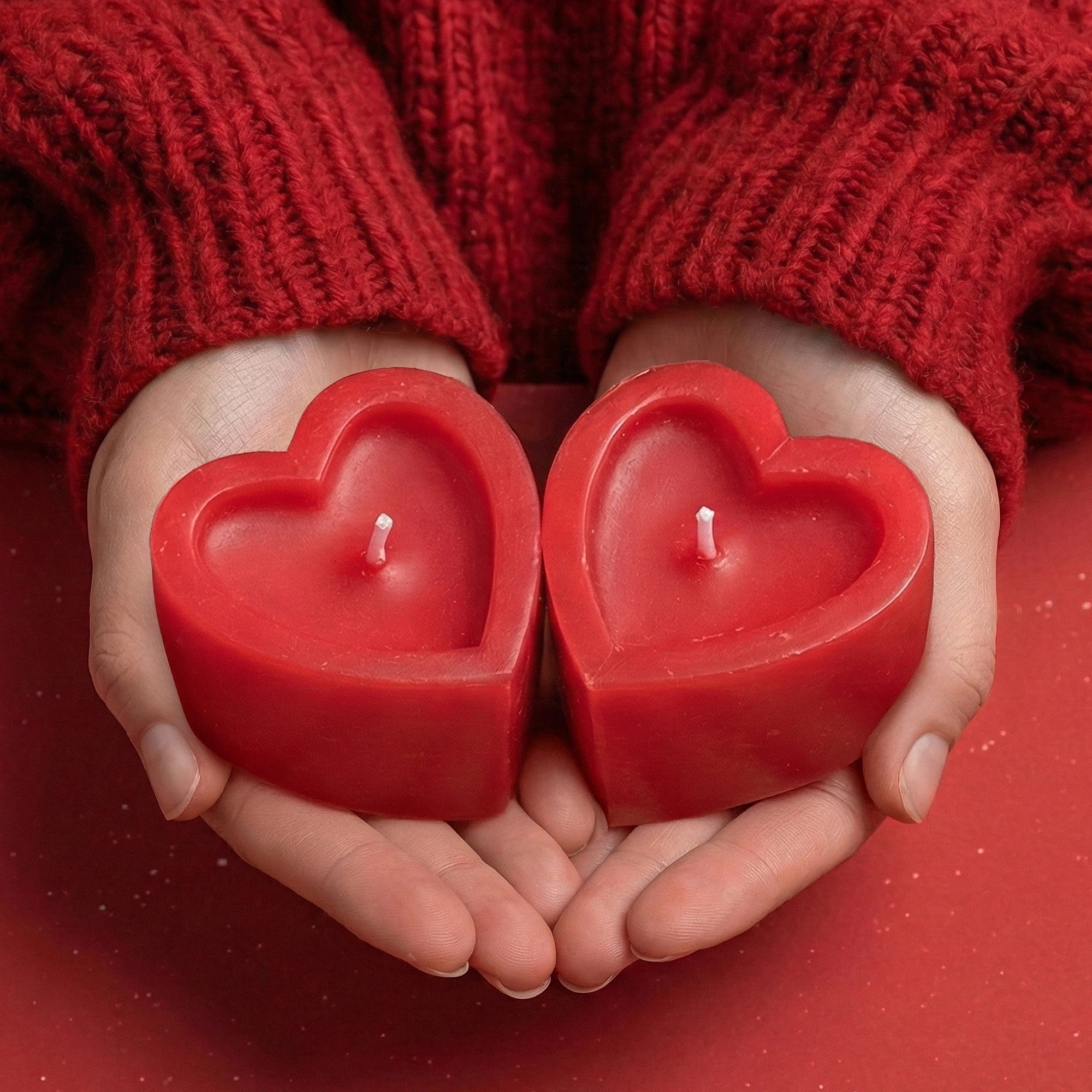 IRIS Heart to Heart Romance Candles (Set of 2)