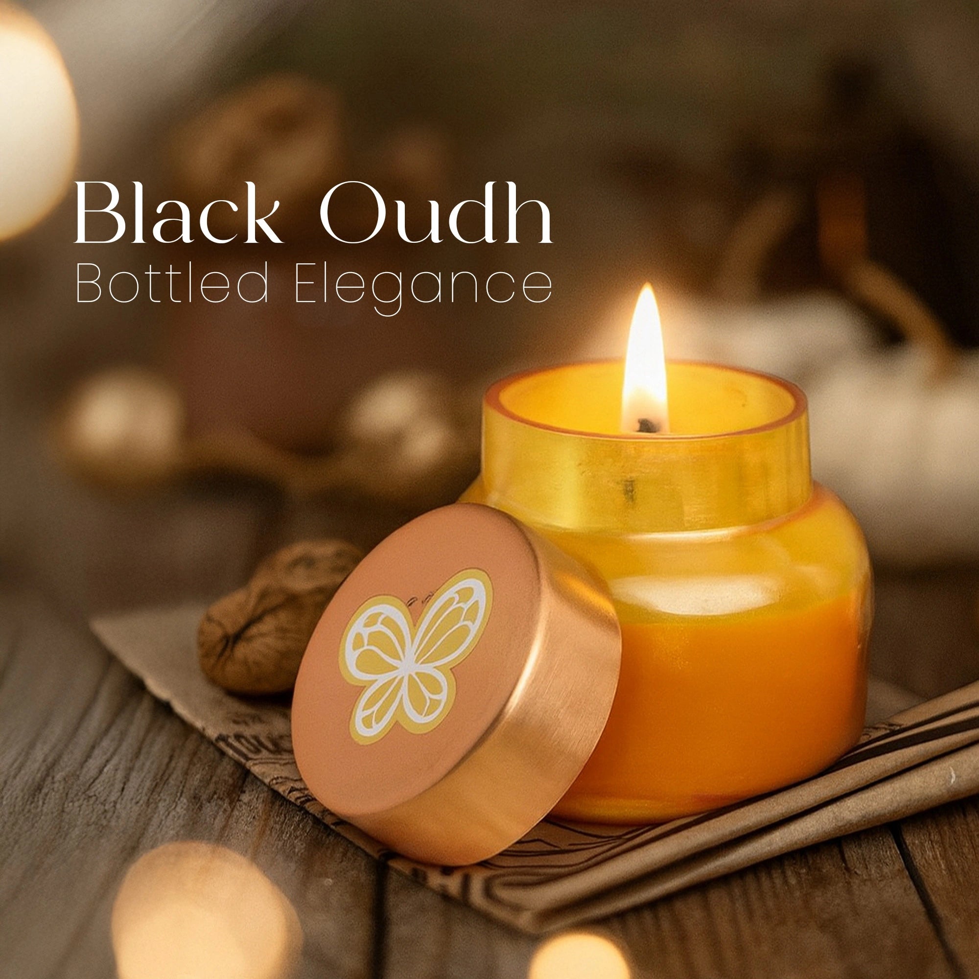 IRIS Celeste Apothecary Jar Candle – Black Oudh