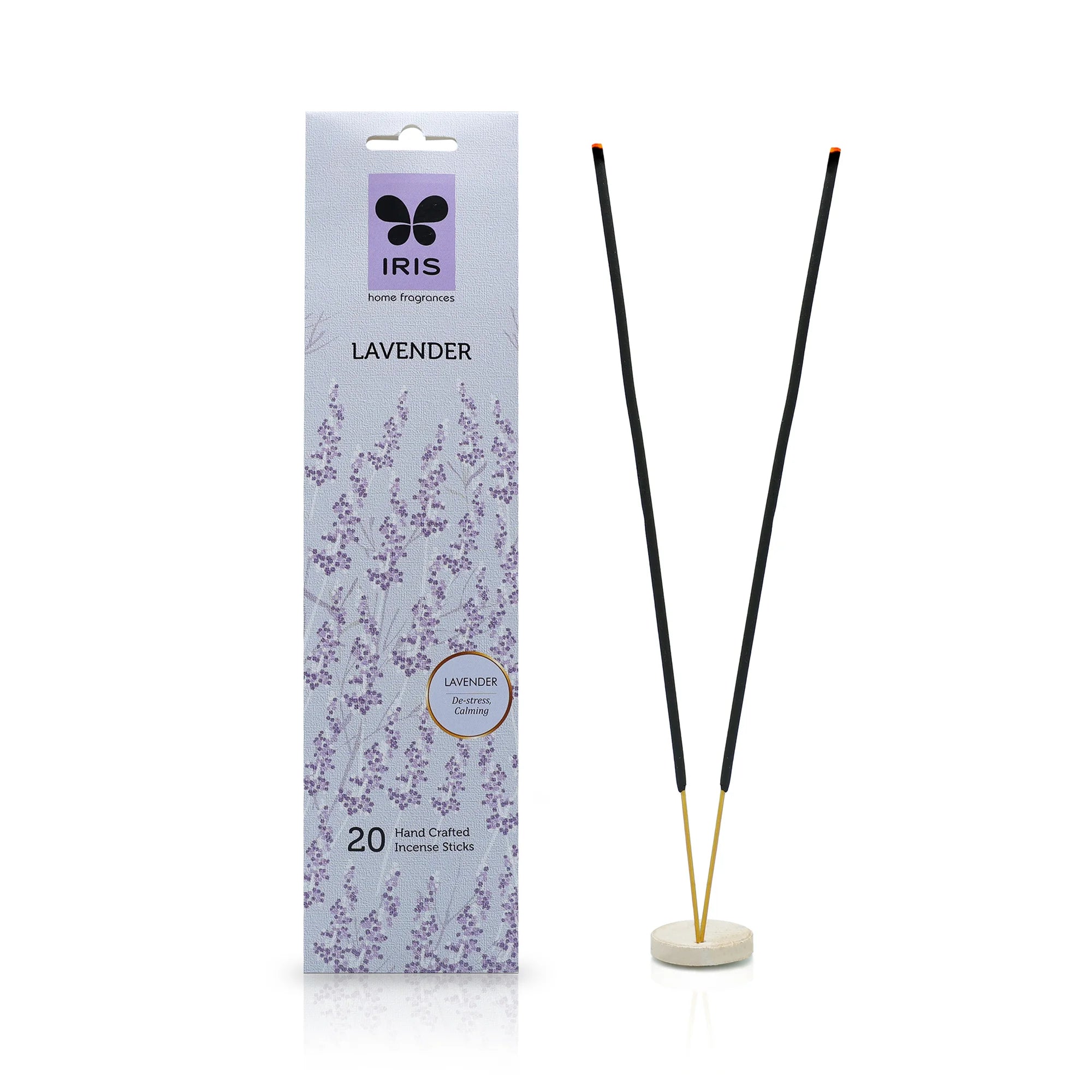 IRIS Lavender Handcrafted Incense Sticks