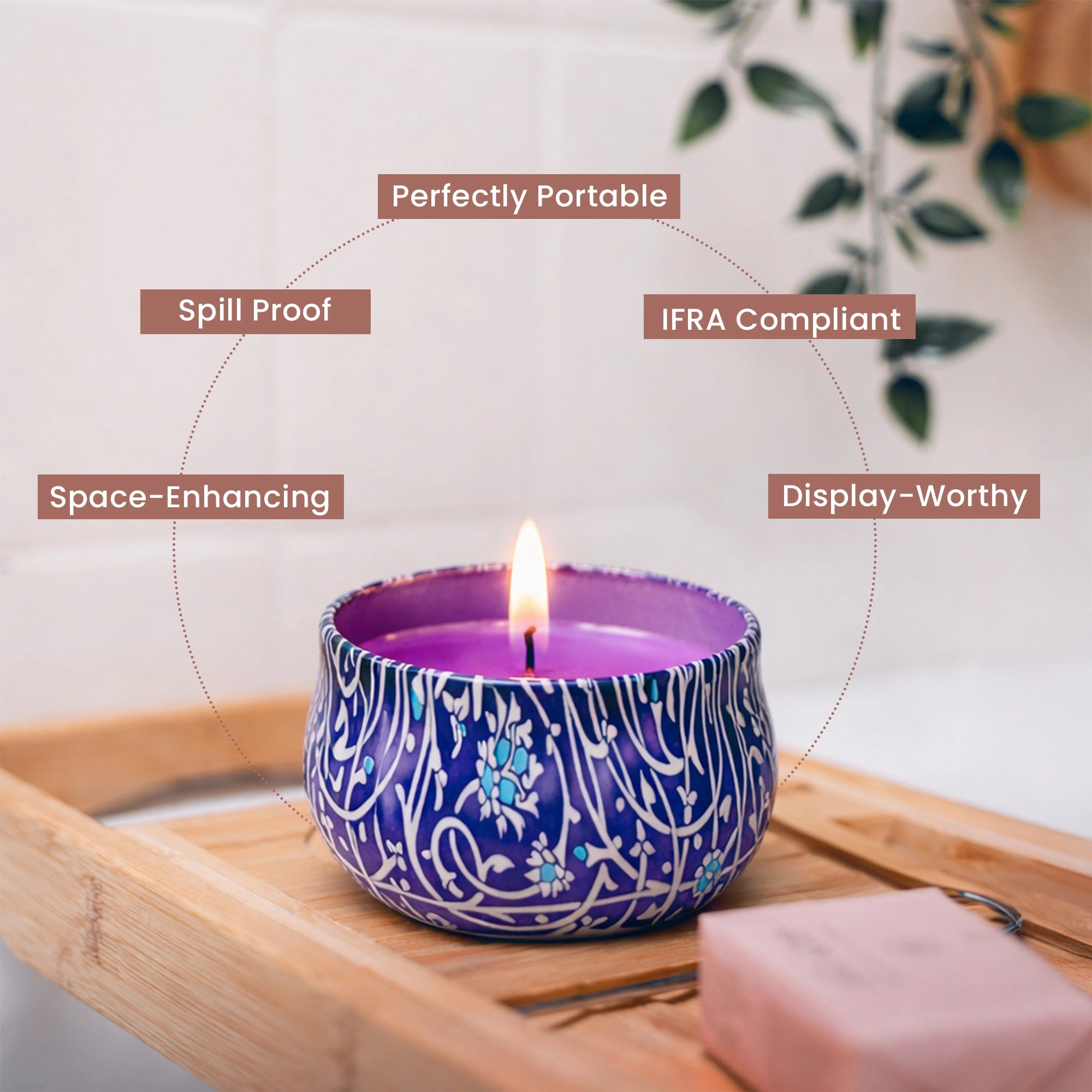 Premium Scented Candle Gift Set | Pack of 4 Tins