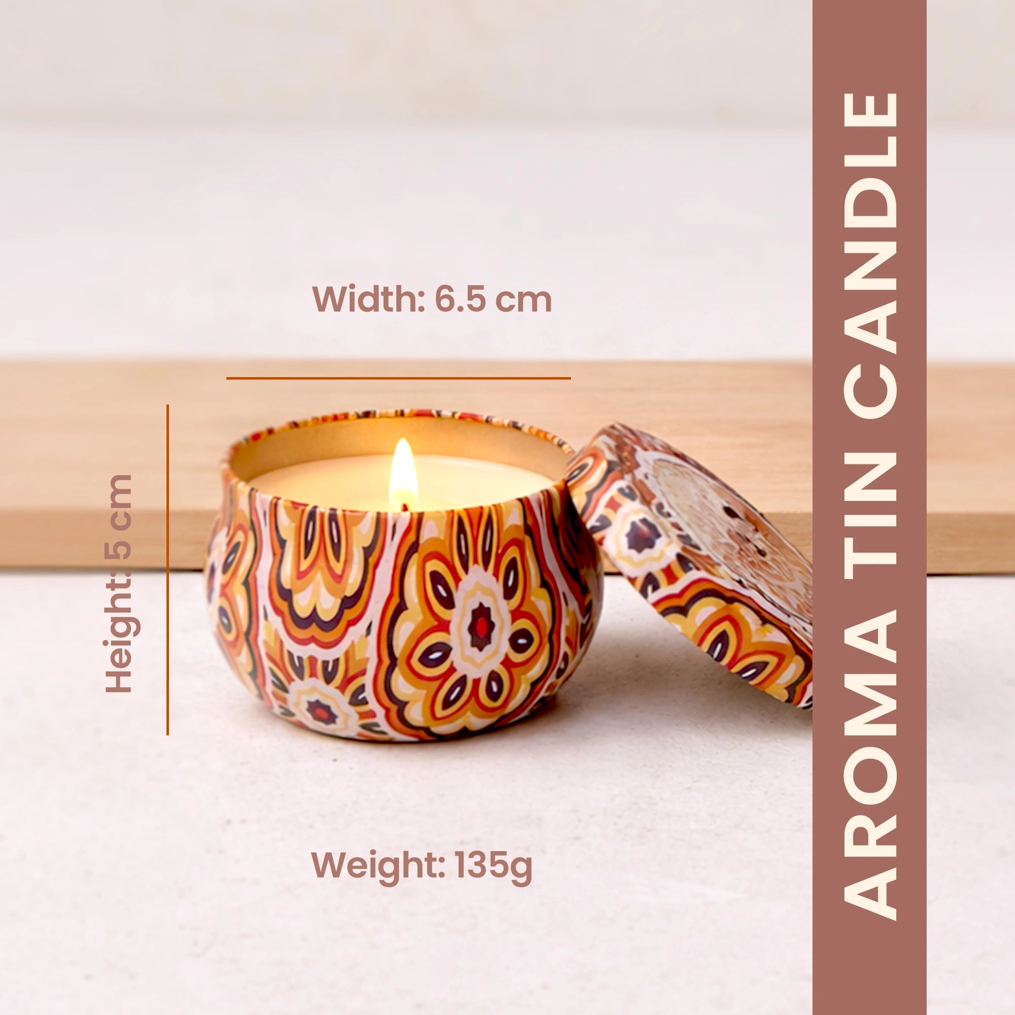 Premium Scented Candle Gift Set | Pack of 4 Tins