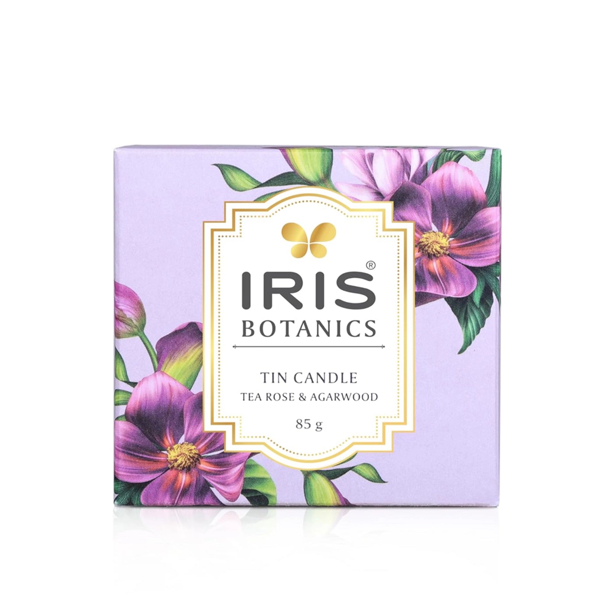 Tea Rose & Agarwood Tin Candle