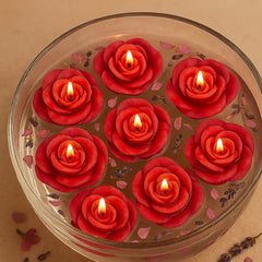 IRIS Berry Pop Floater Candle Pack of 8