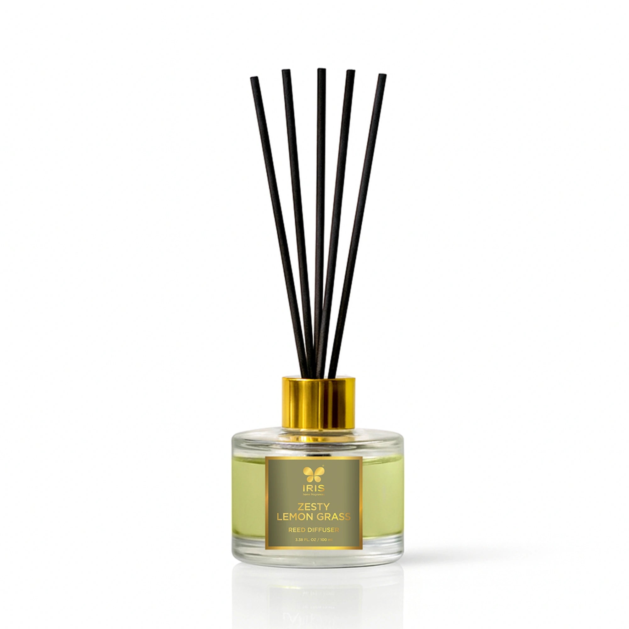 IRIS Zesty Lemongrass Aroma Reed Diffuser Set