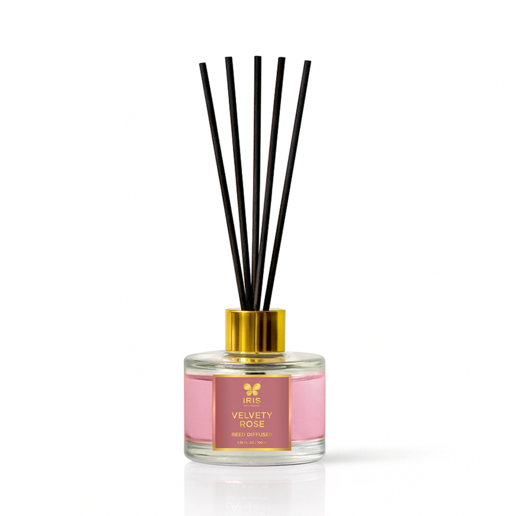IRIS Velvety Rose Aroma Reed Diffuser Set
