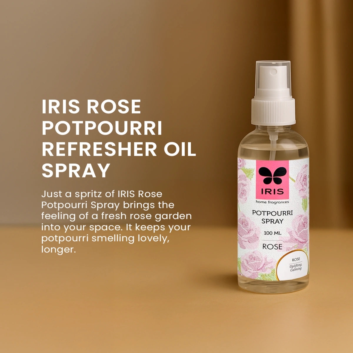 IRIS Rose Potpourri Refresher Oil Spray