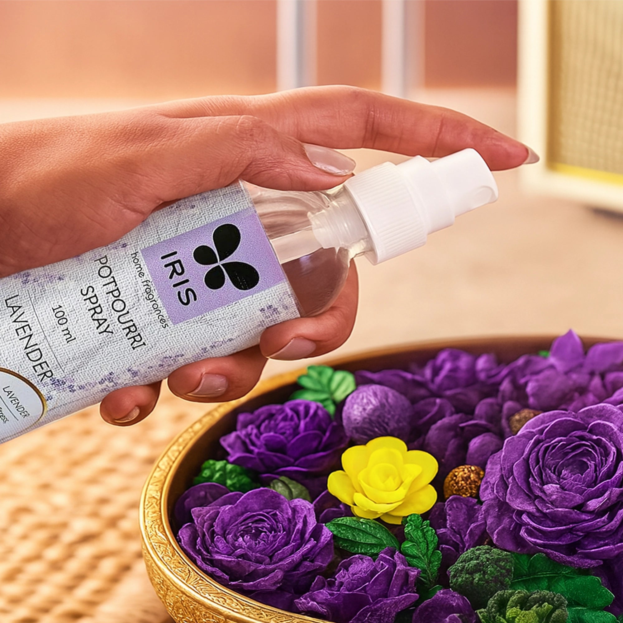IRIS Lavender Potpourri Refresher Oil Spray