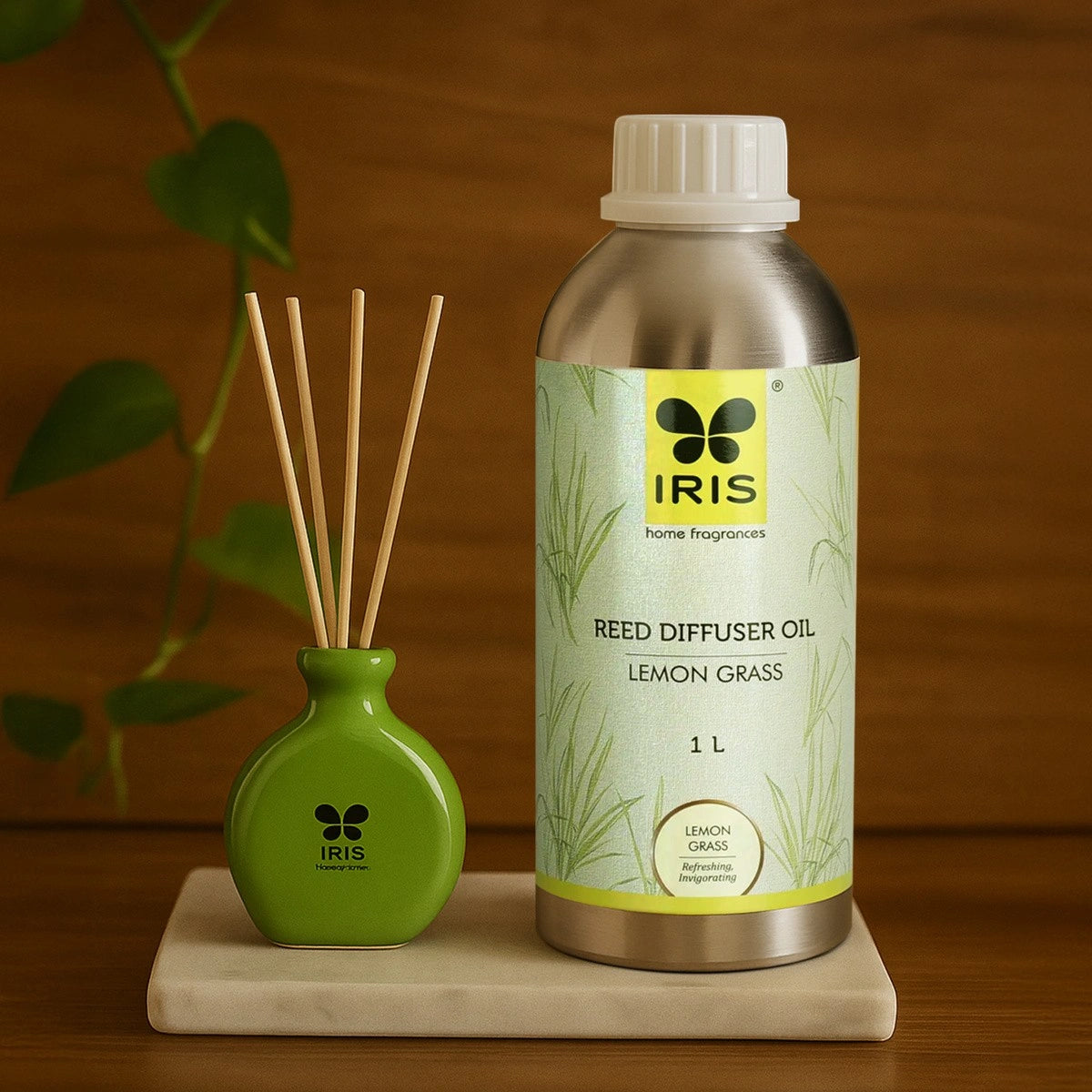 IRIS Lemon Grass Reed Diffuser Oil Refill Can 171