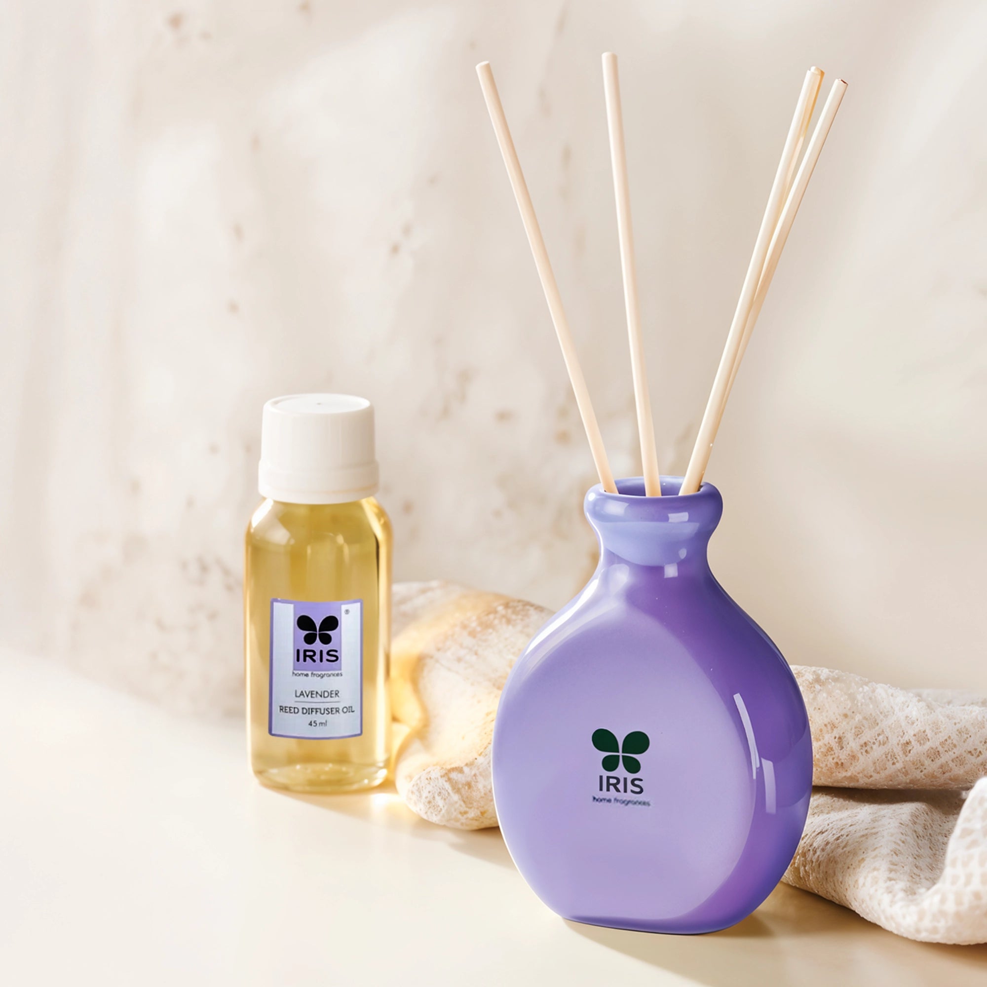 IRIS Lavender Reed Diffuser Set 194