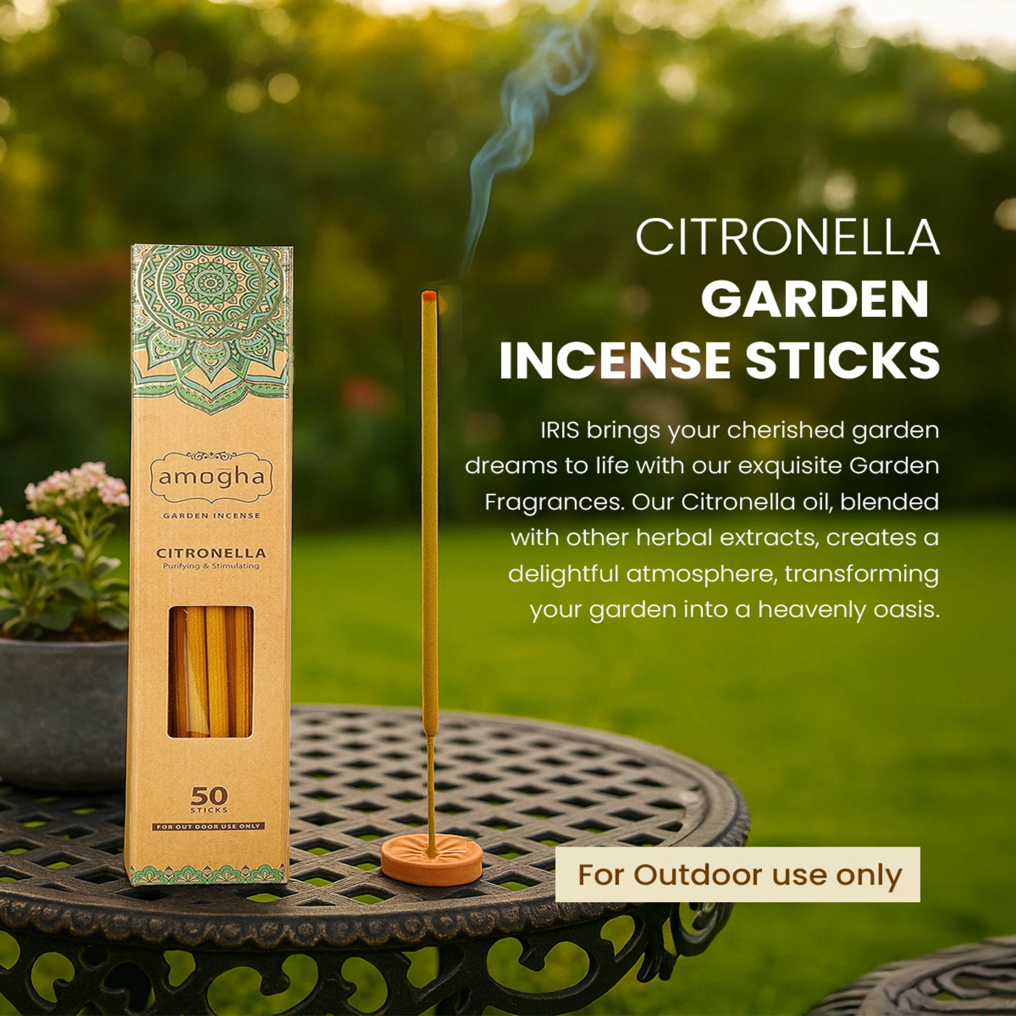 IRIS Citronella Garden Incense Sticks