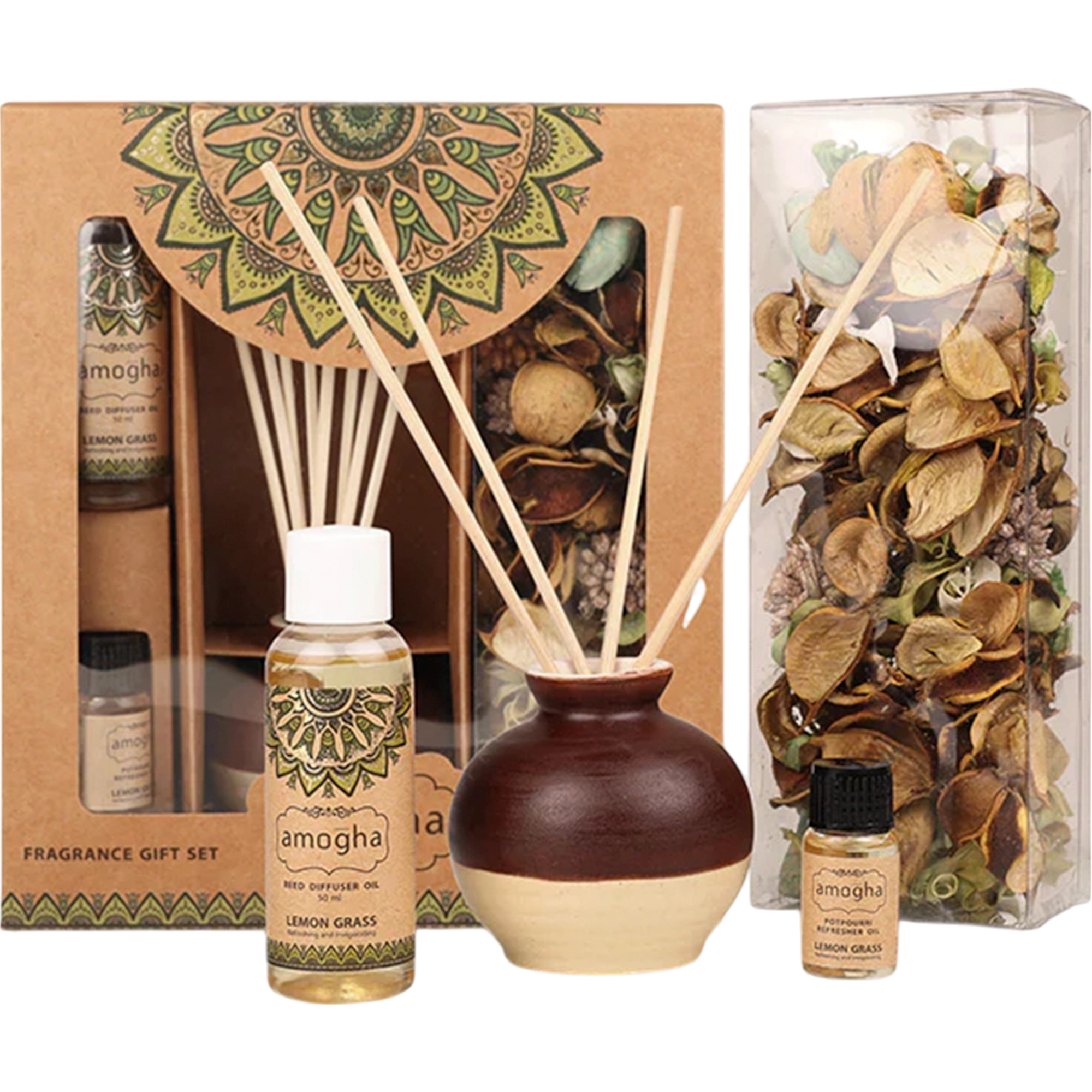 IRIS Amogha Lemongrass Fragrance Gift Set