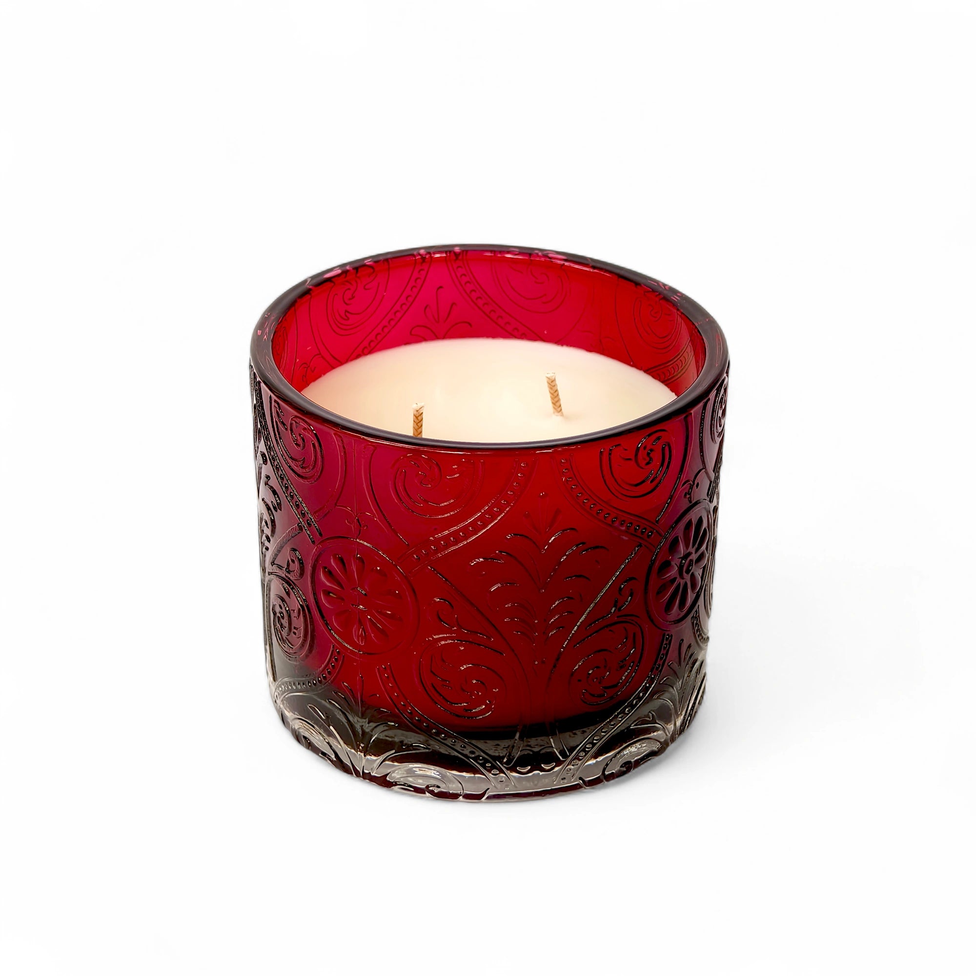 IRIS Apple Cinnamon Premium Glass Jar Candle | 30 Hr Burn Time