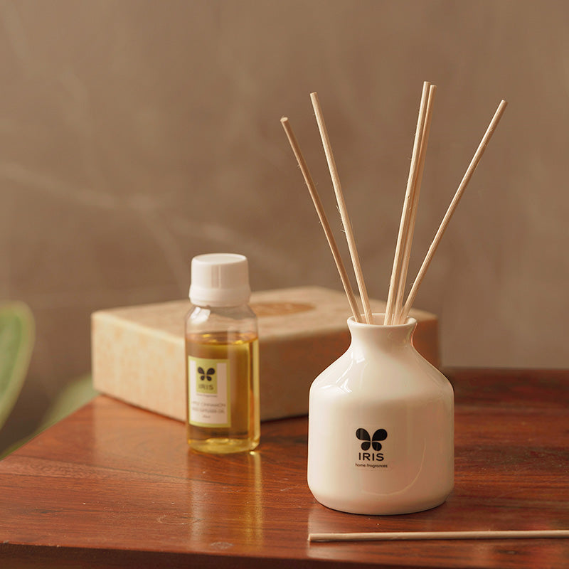 IRIS Apple Cinnamon Reed Diffuser Set 101 – IRIS Home Fragrances