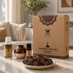 Lavender Fragrance Gift Set With Reed Diffuser & Potpourri for Home Decor & Gifting