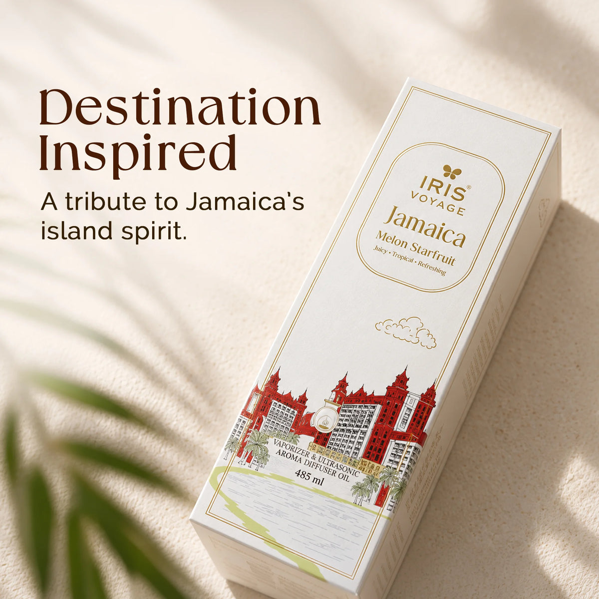 IRIS Voyage Jamaica | Melon Starfruit Aroma Vaporizer & Ultrasonic Diffuser Oil 485 ml