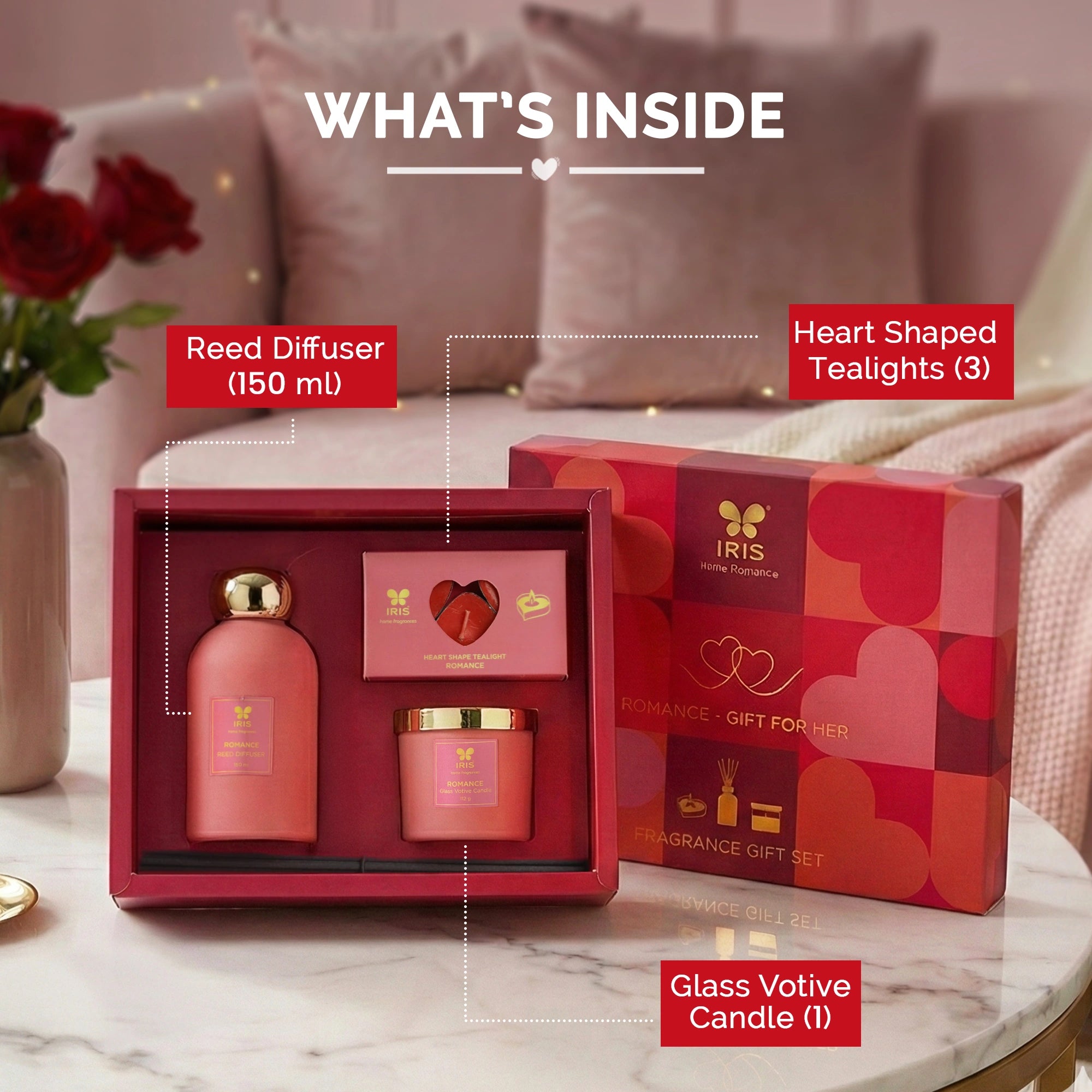 IRIS Romance Fragranced Gift Set for Her