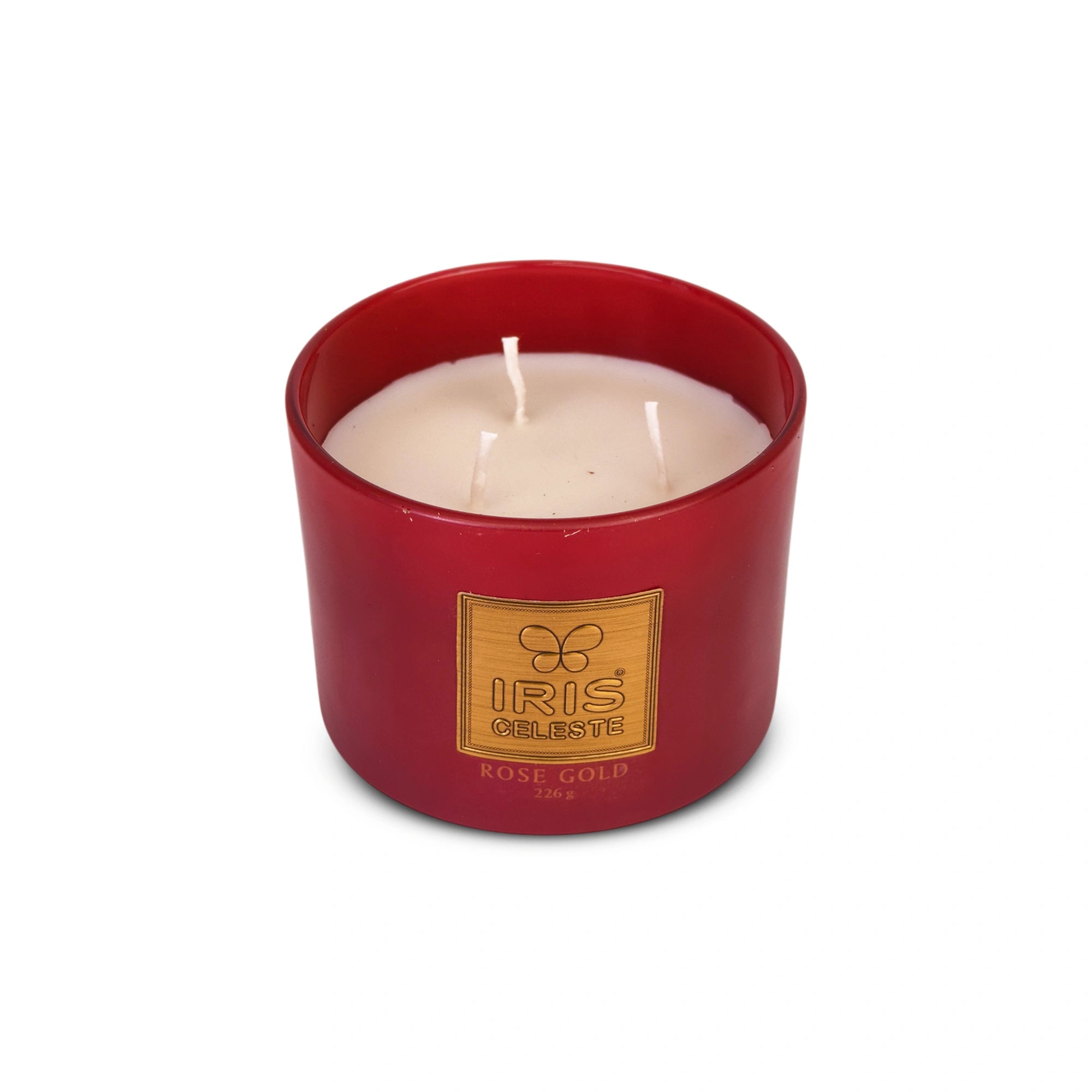 IRIS Celeste Multi Wick Premium Candle - Rose Gold Fragrance