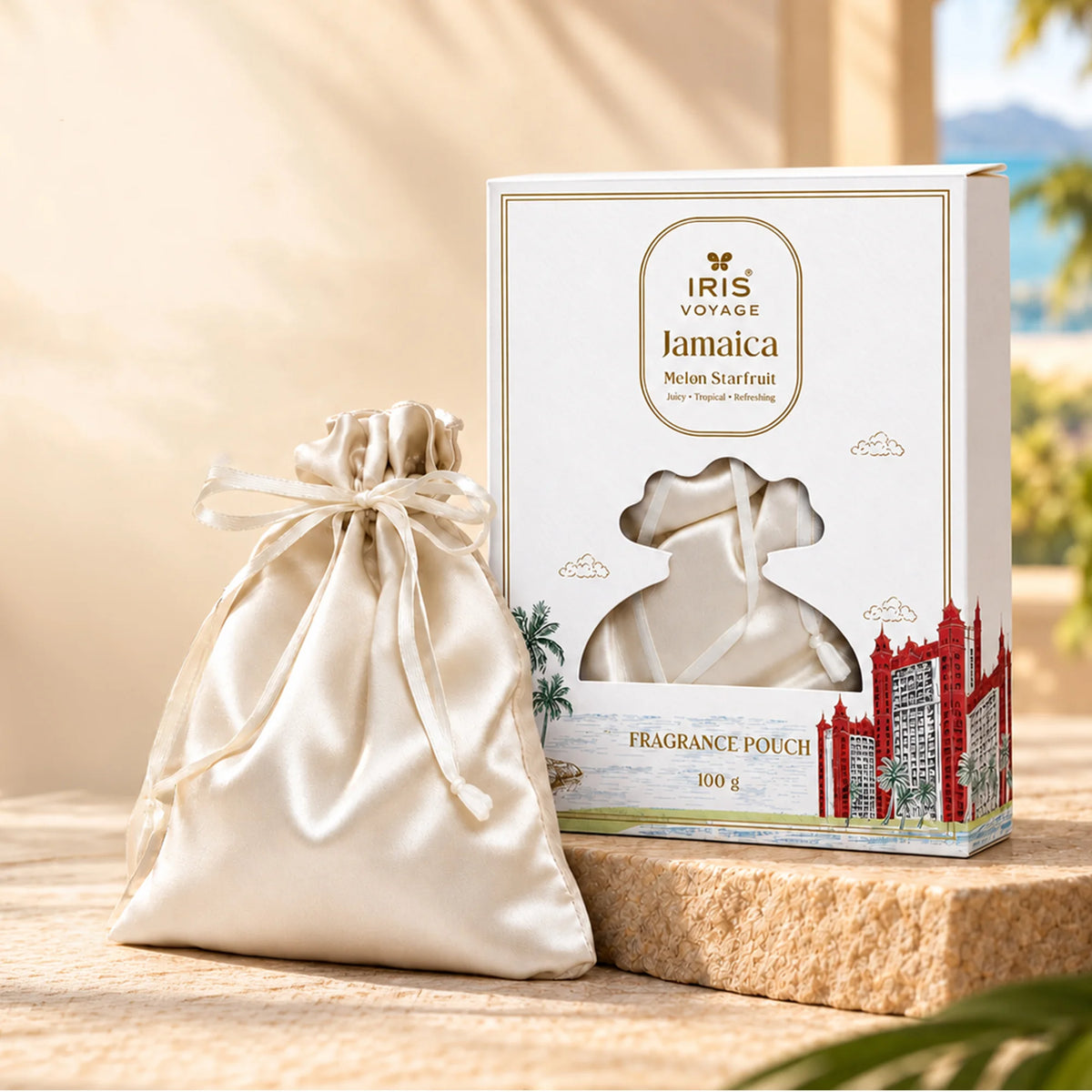 IRIS Voyage Jamaica | Melon Starfruit Fragrance Pouch