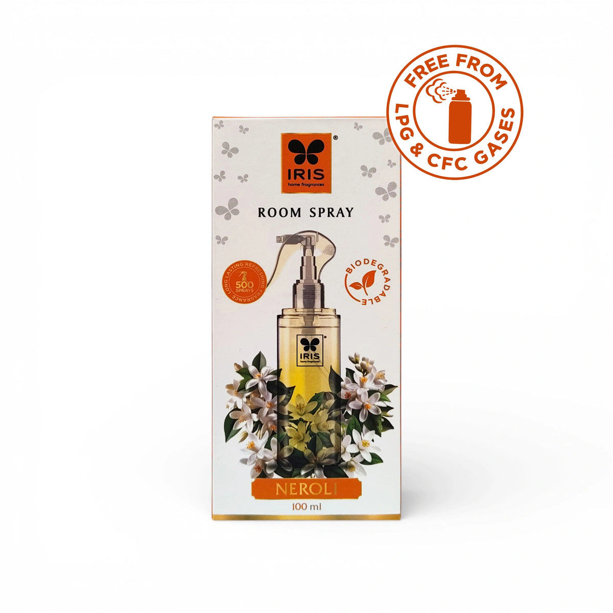 Fresh neroli fragrance room mister for indoor spaces