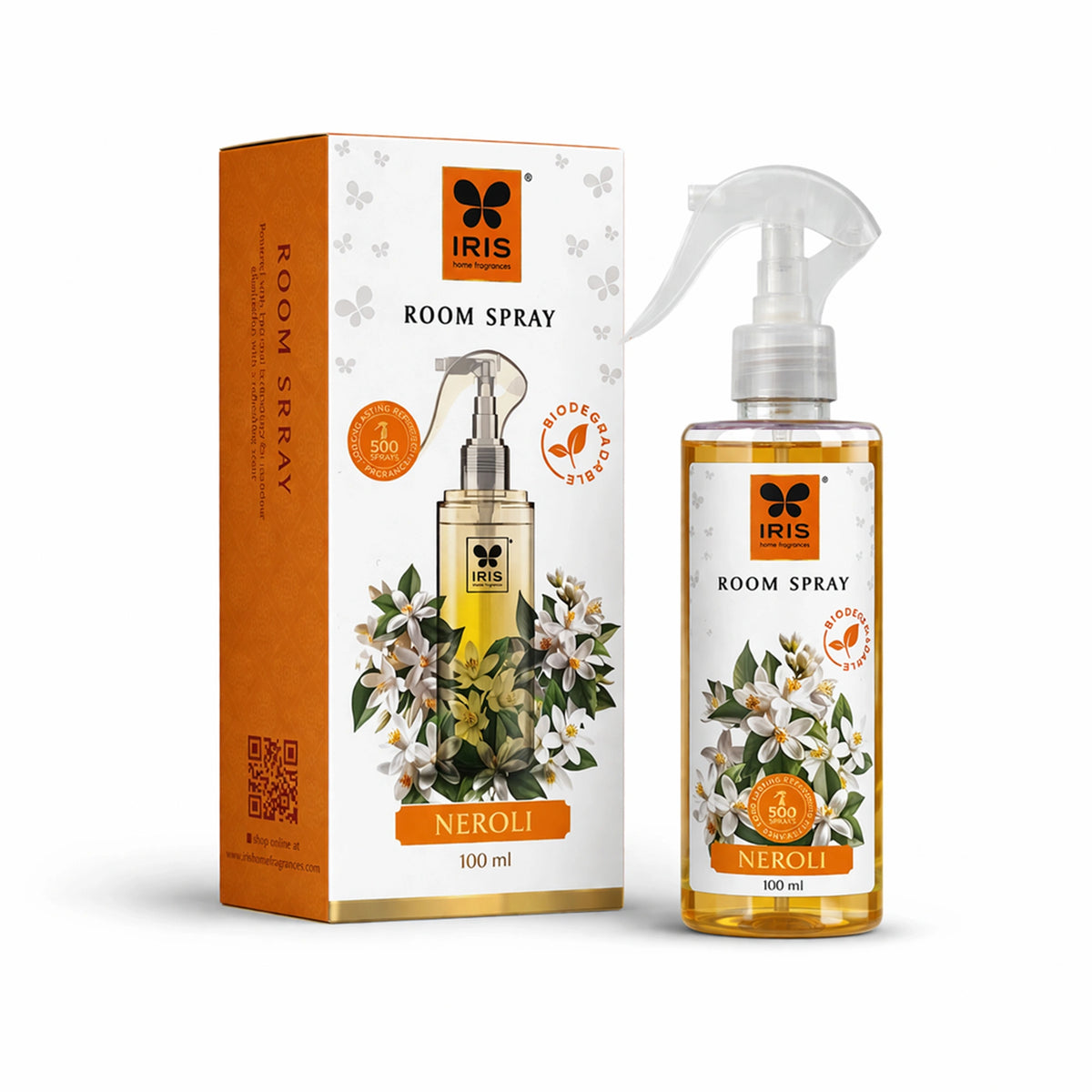 Fresh neroli fragrance room mister for indoor spaces