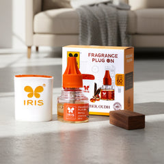 IRIS Amber Oudh Fragrance Plug on | Lasts Up to 60 Days