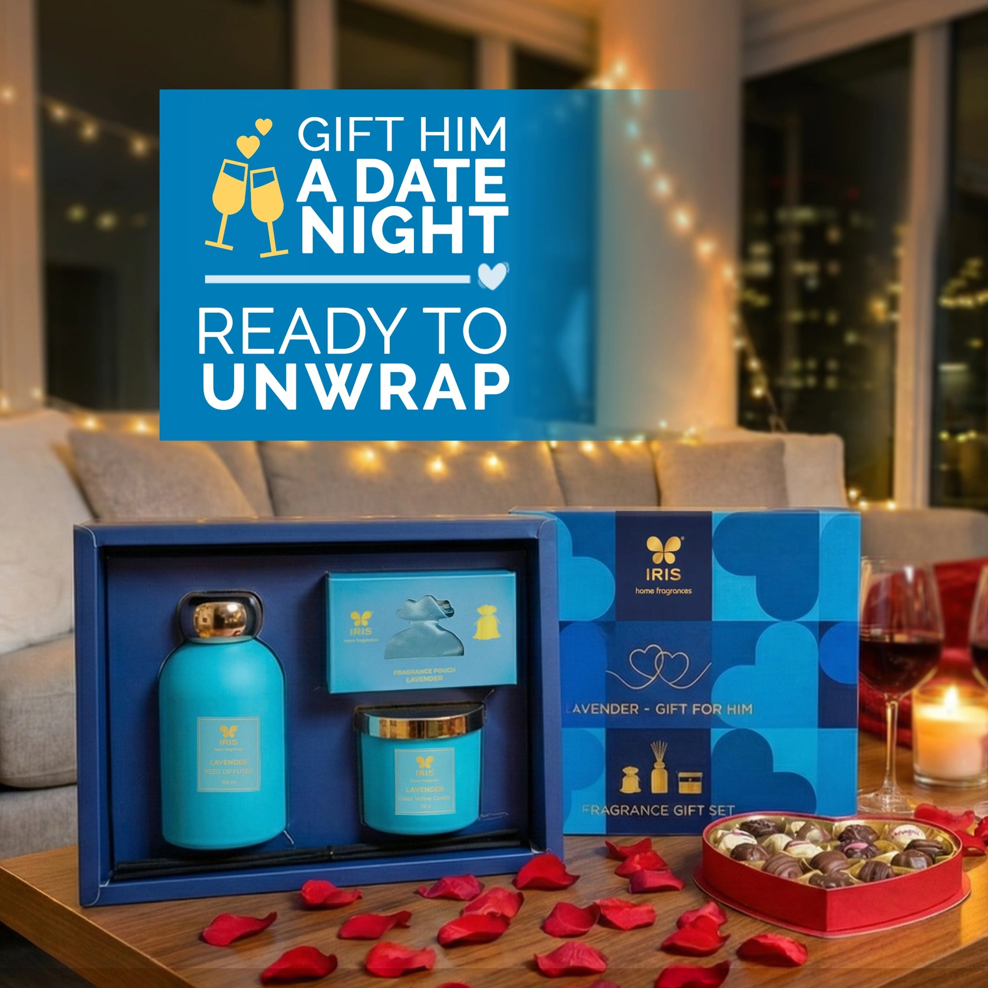 IRIS Lavender Fragranced Gift Set for Him