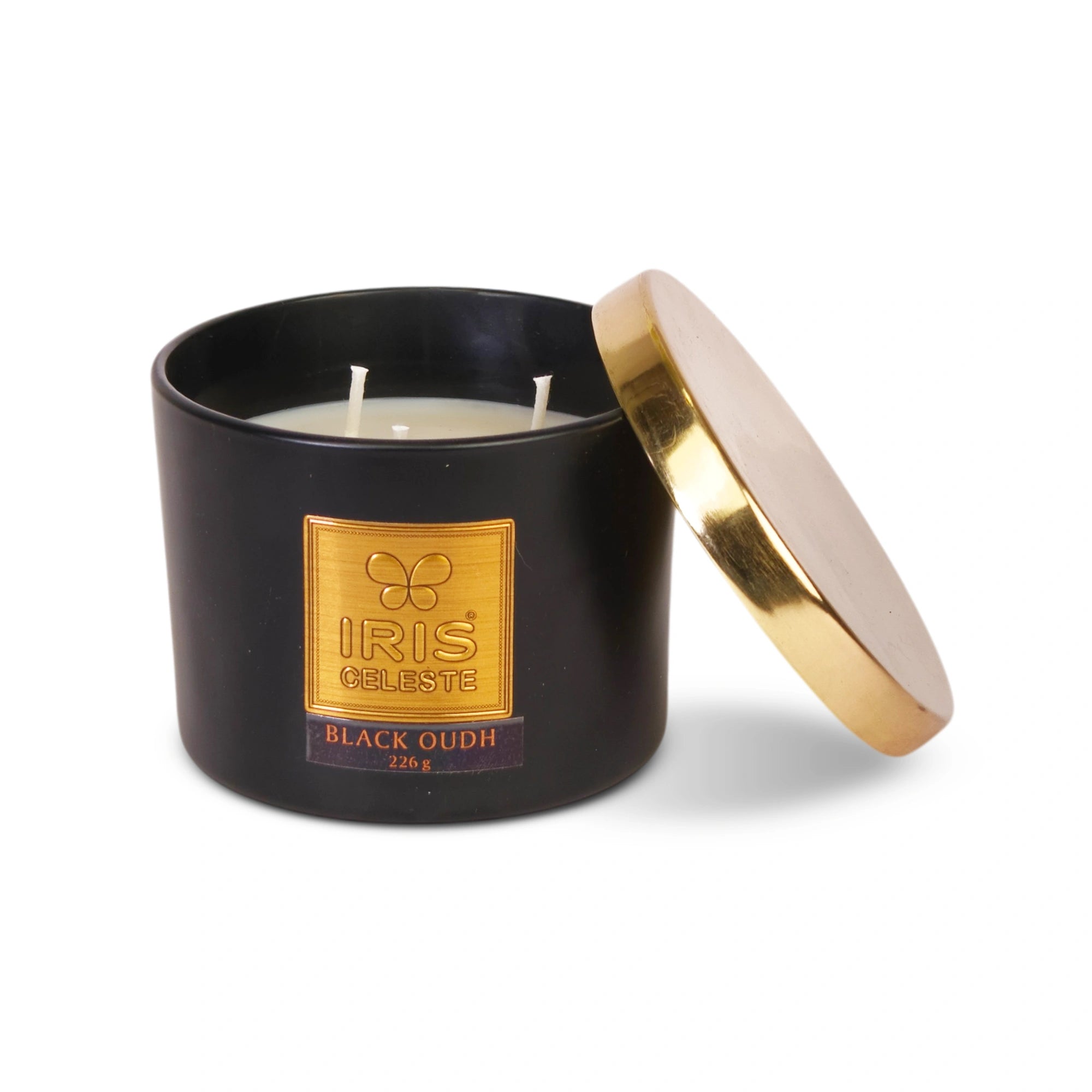 IRIS Celeste Multi Wick Premium Candle - Black Oudh Fragrance