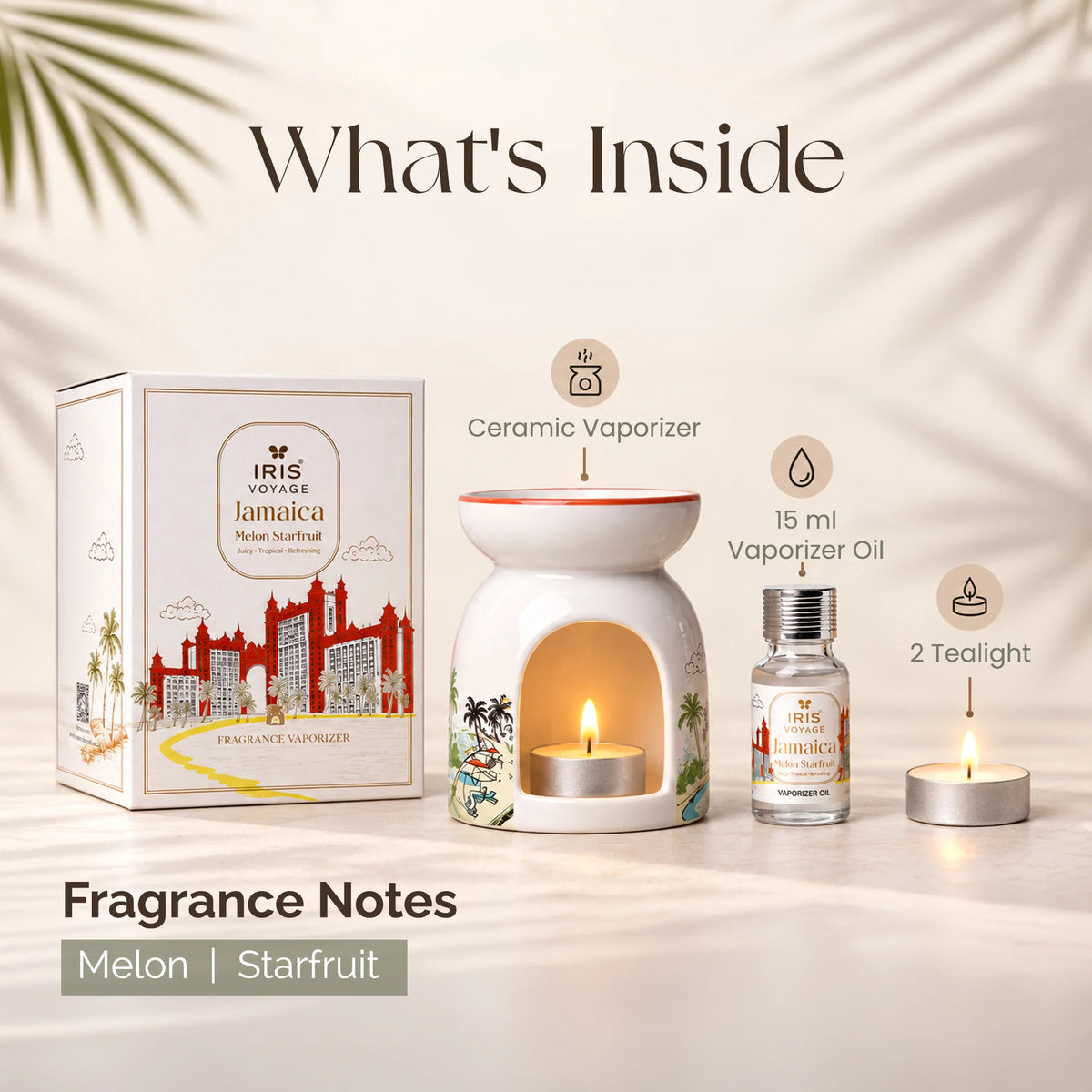 IRIS Voyage Jamaica | Melon Starfruit Scented Vaporizer Set