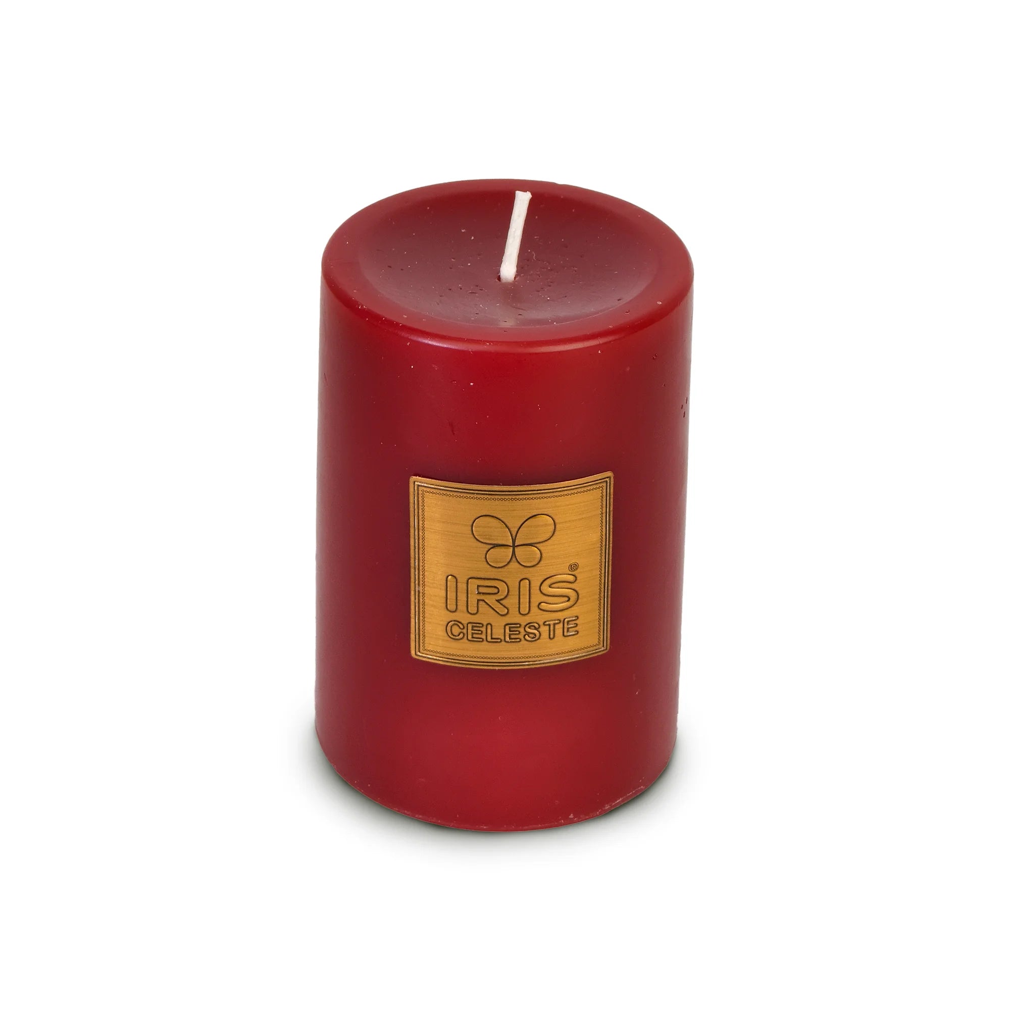 IRIS Celeste Rose Gold Scented Premium Pillar Candle | Small