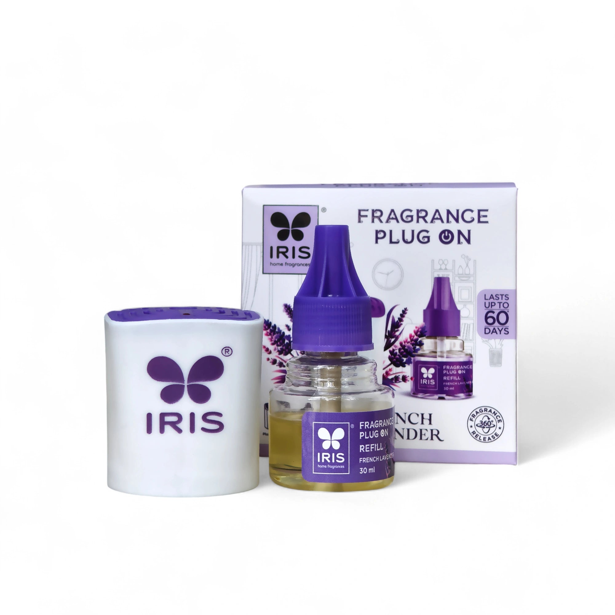 IRIS French Lavender Fragrance Plug On | Lasts Up to 60 Days