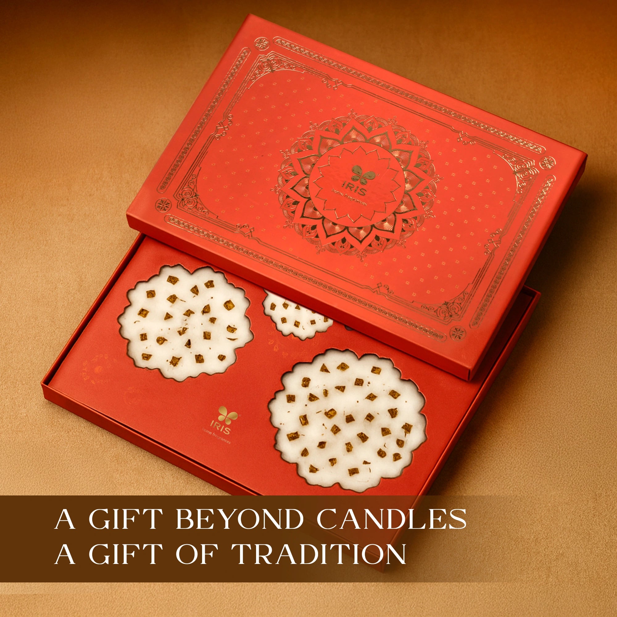 IRIS Festive Glow Gift Box – Set of 3 Urli Candles