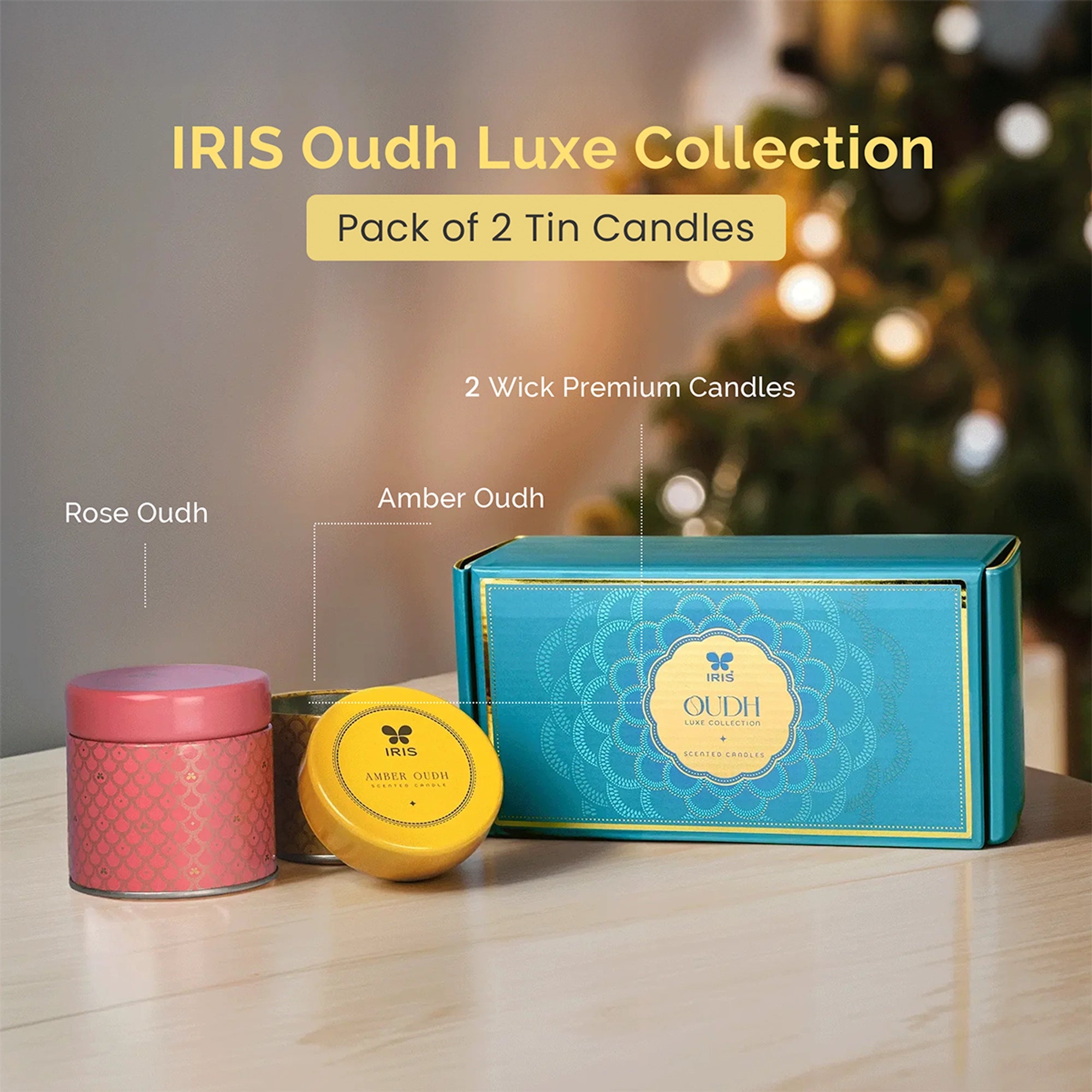 IRIS Oudh Luxe Collection - Pack of 2 Variants
