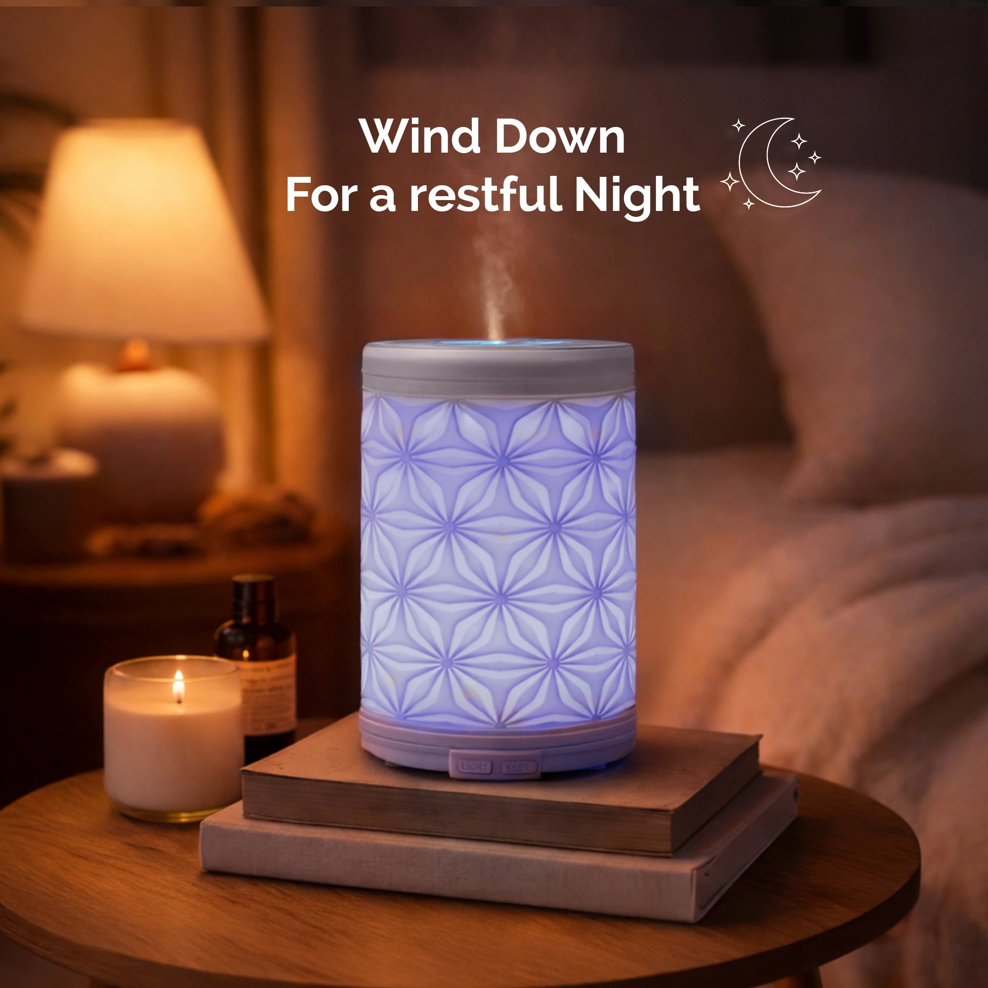 Iris Celeste Ceramic Ultrasonic Aroma Diffuser