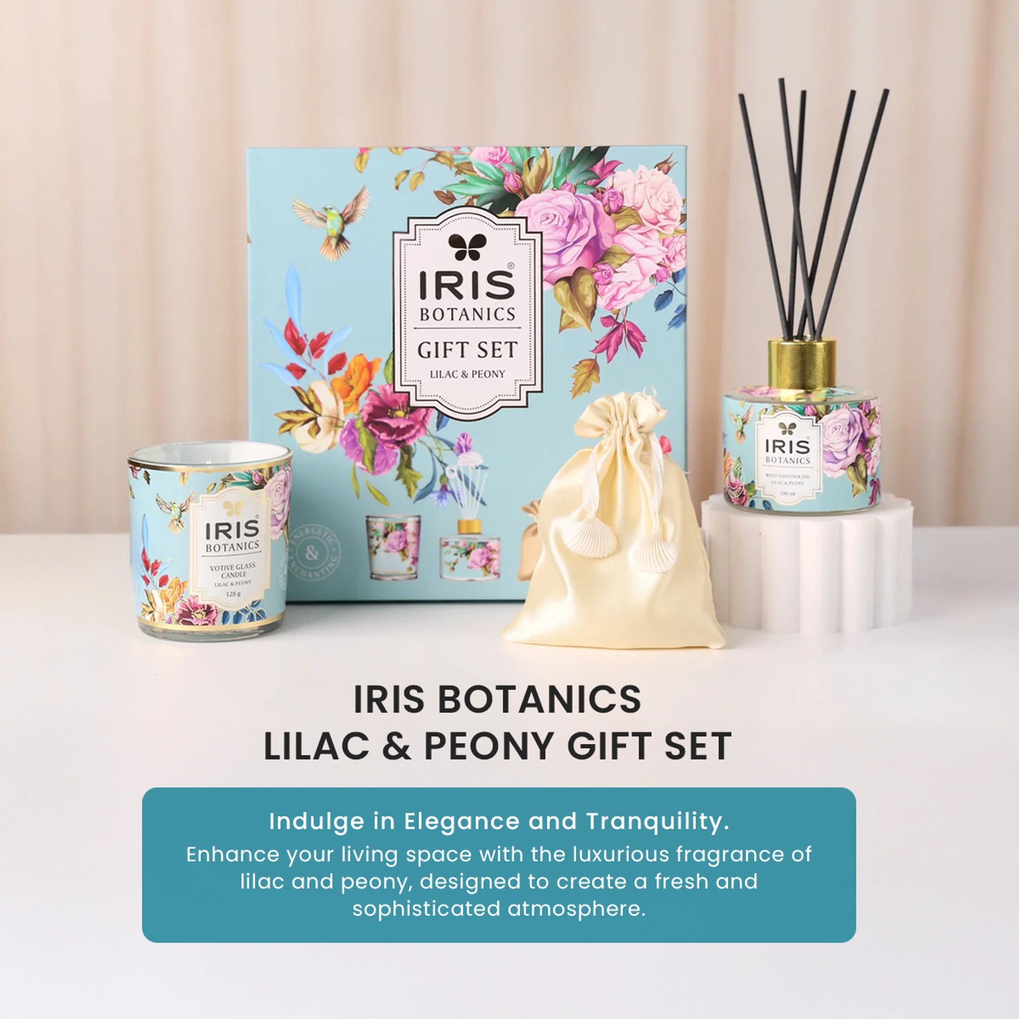 IRIS BOTANICS LILAC & PEONY GIFT SET