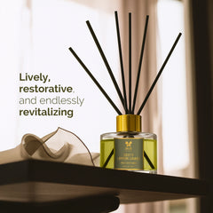 IRIS Zesty Lemongrass Aroma Reed Diffuser Set