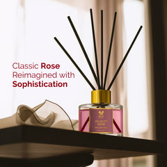 IRIS Velvety Rose Aroma Reed Diffuser Set